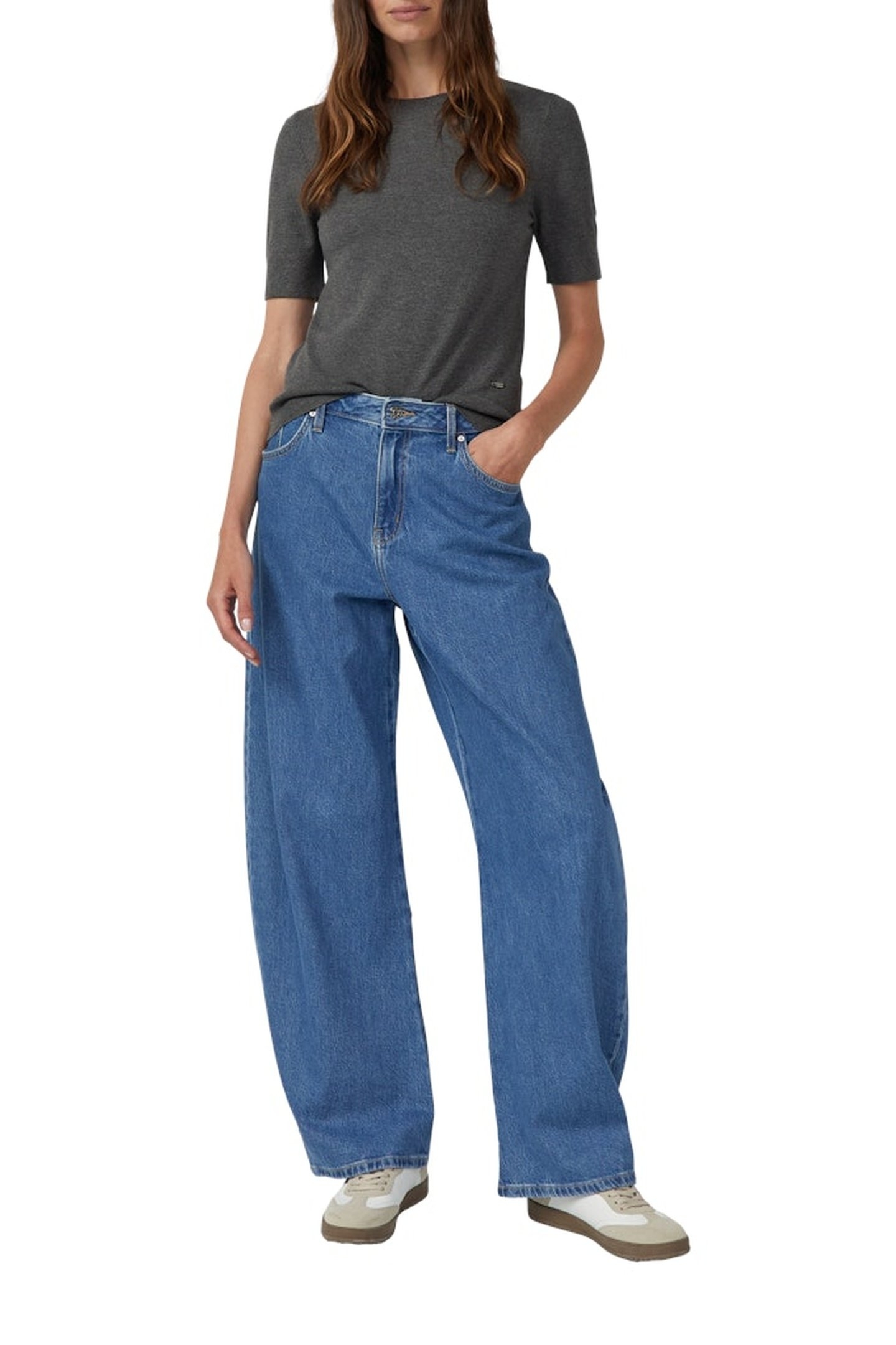 S.OLIVER PULLOVER GREY/BLACK 2