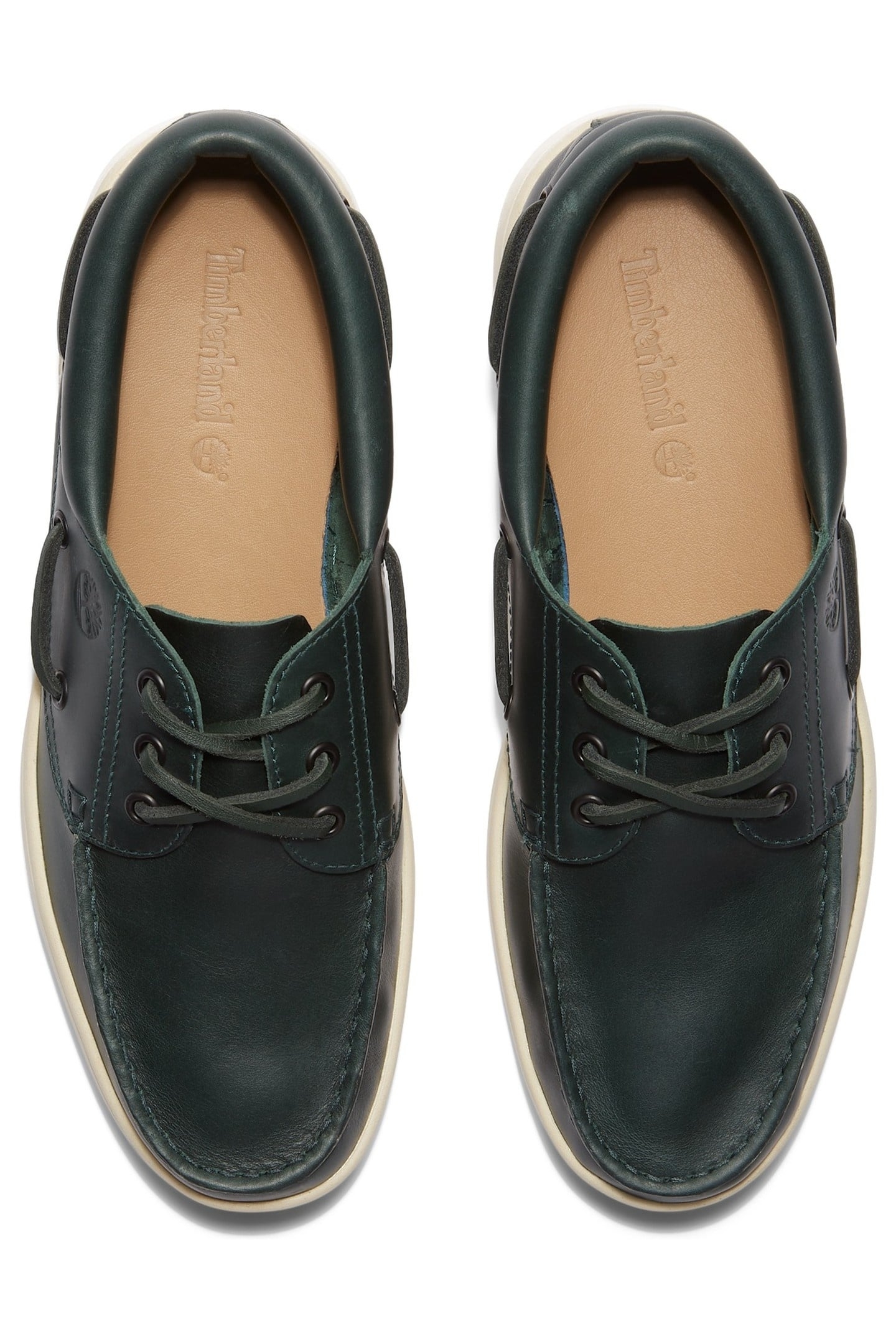 PORTOFINO PIER BOAT SHOE DARK GREEN FULL GRAIN 5