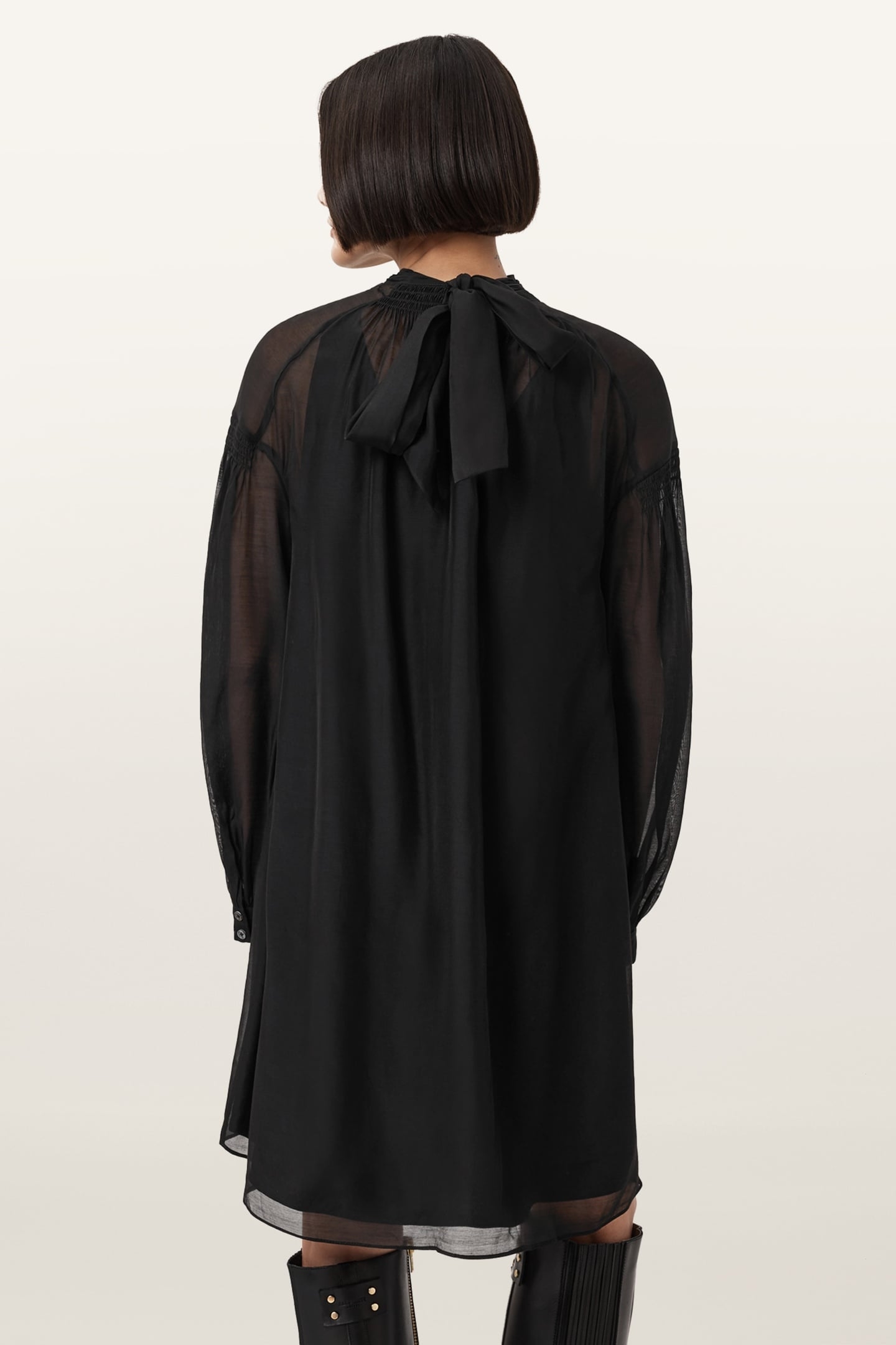 PEARLA DRESS BLACK 3