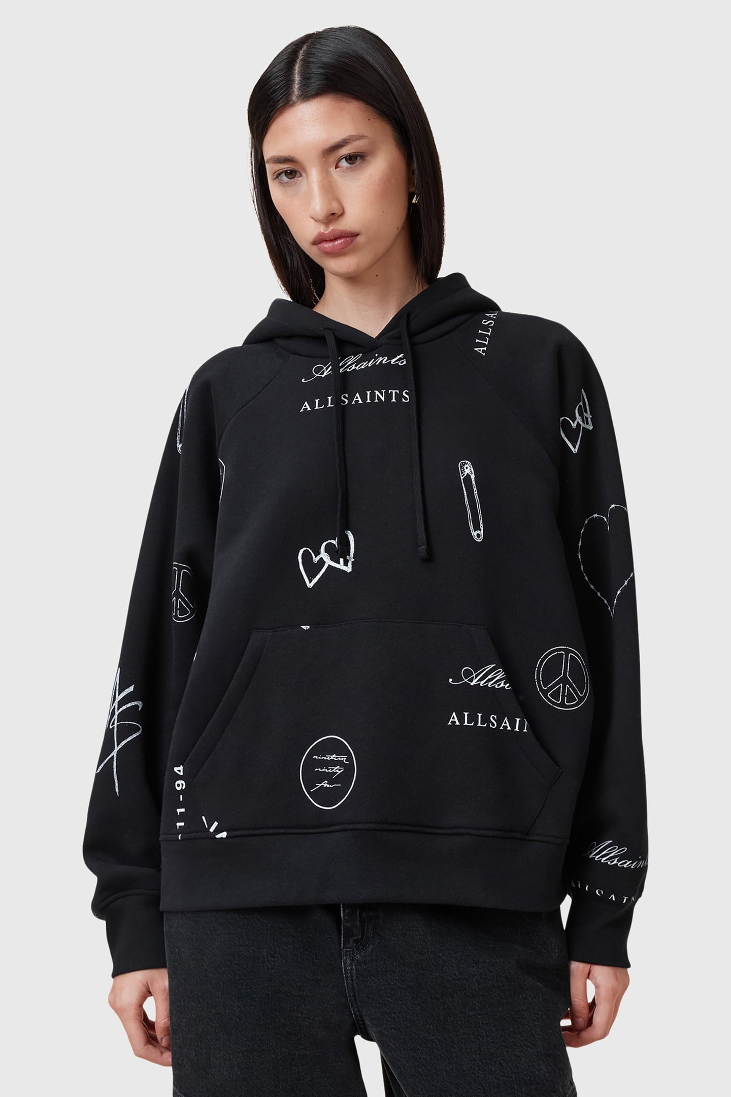 STINA TALON HOODY BLACK 1