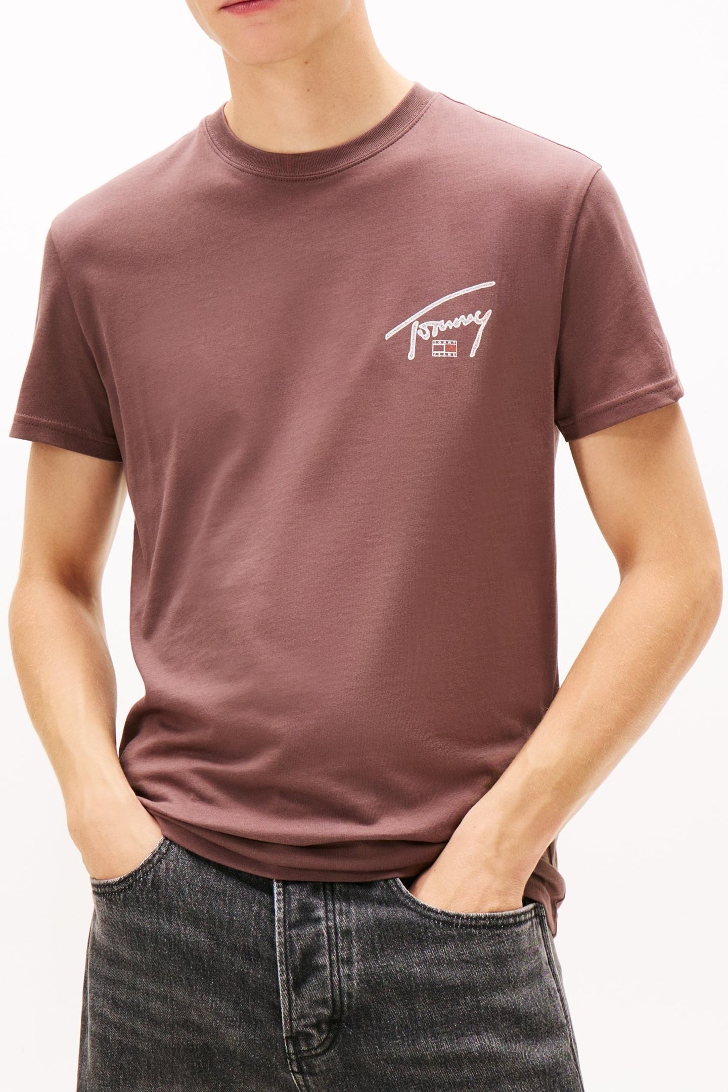 REGULAR SIGN BACKPRINT T-SHIRT BLACK WALNUT 1