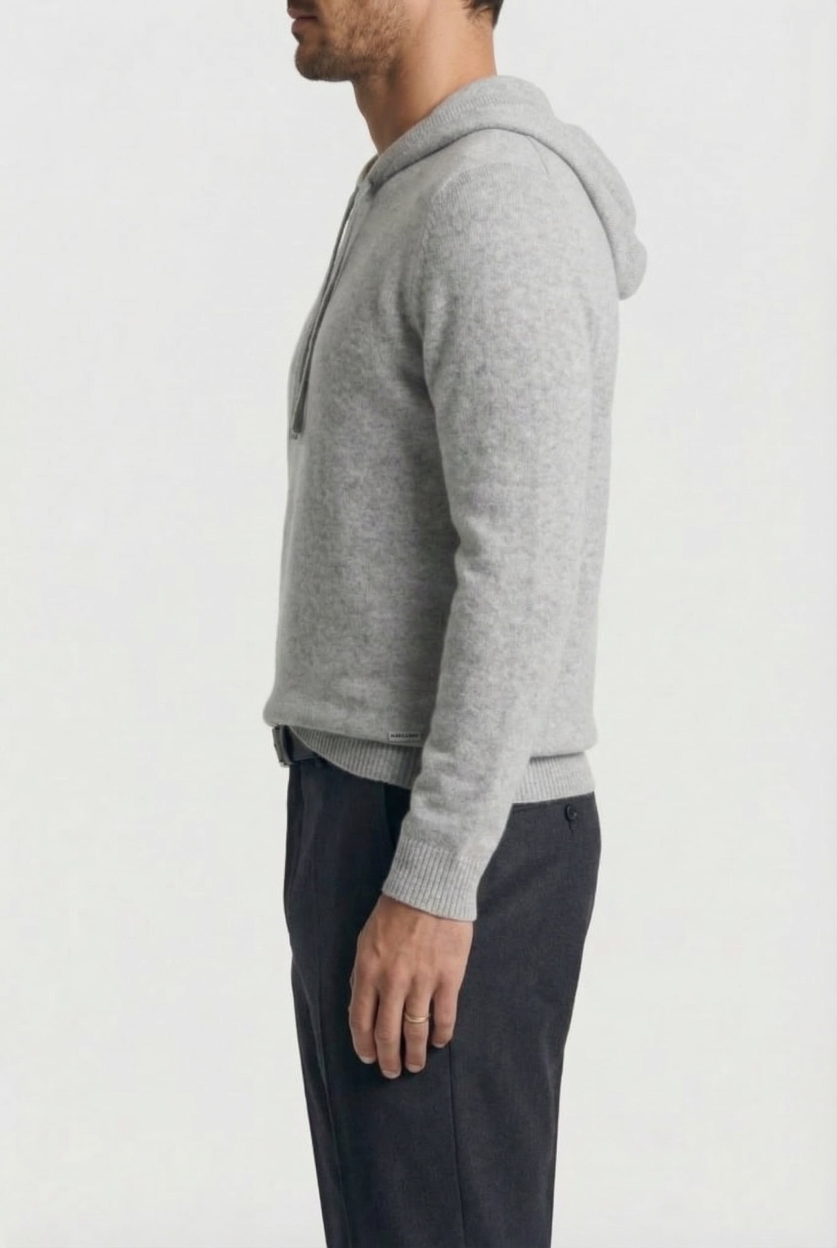 MARCIANO BY GUESS LS HOODIE SWTR LIGHT STONE HEATHER 3