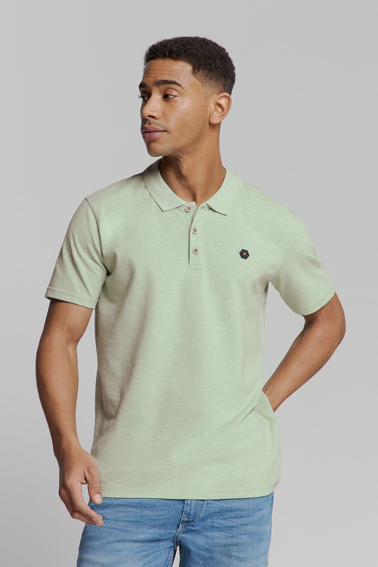 POLO MELANGE MINT 1