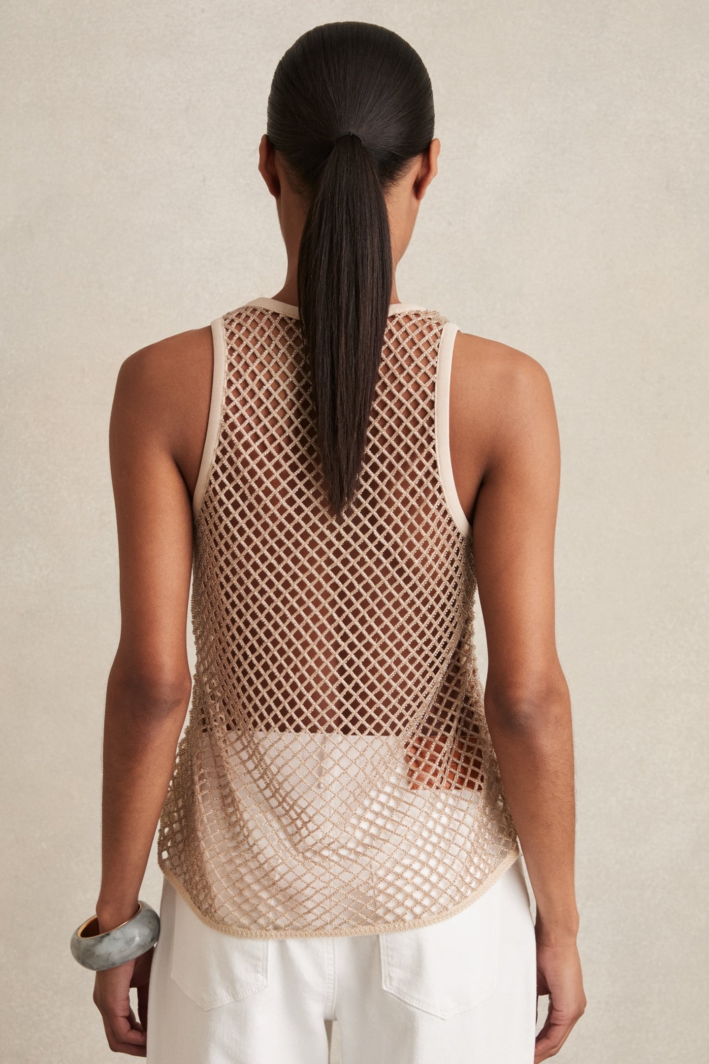 EMBELLISHED VEST NEUTRAL 3