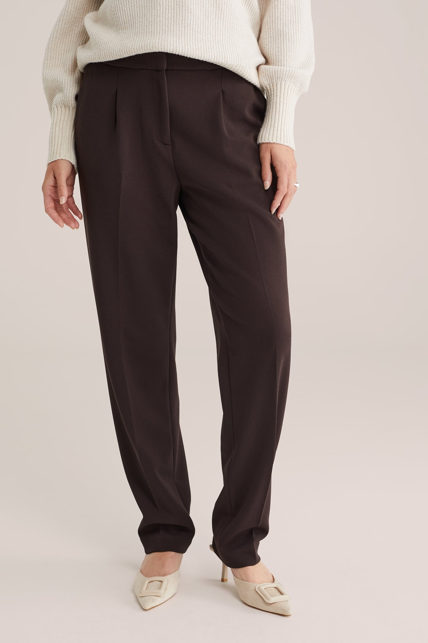 TROUSER DARK BROWN 1