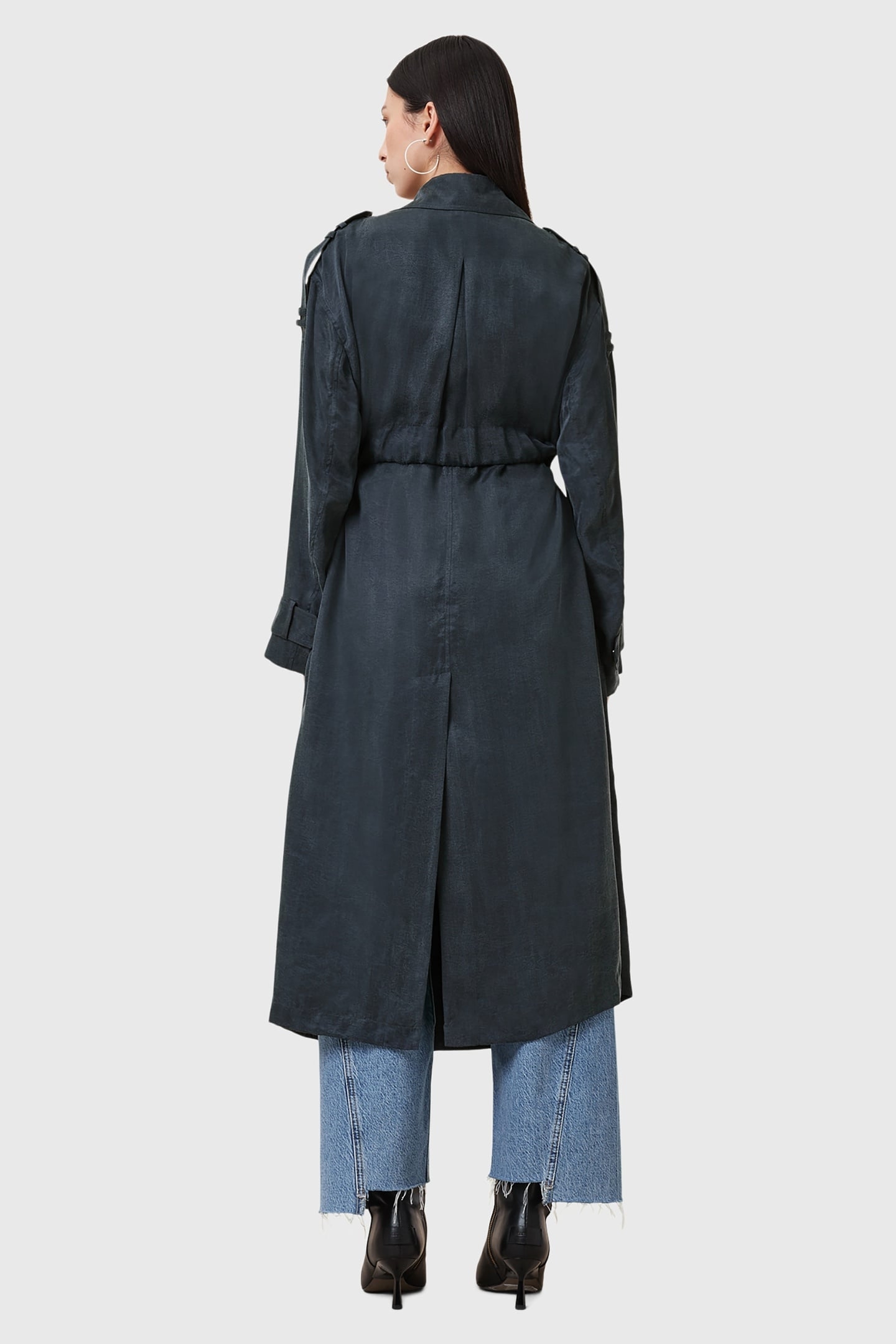 LINNIE TRENCH BLUEBERRY BLUE 3