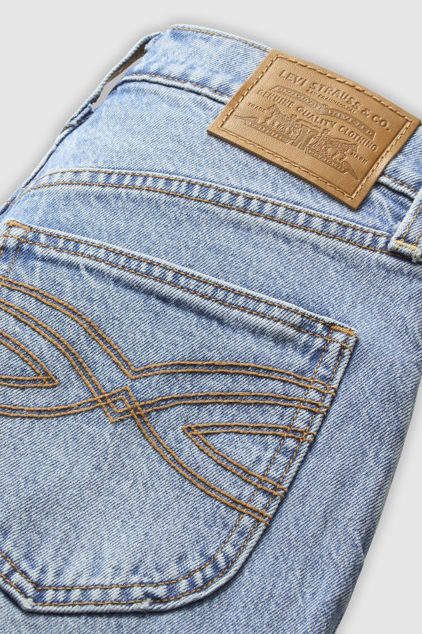 RIBCAGE BELL WESTERN JEANS BLUE 8