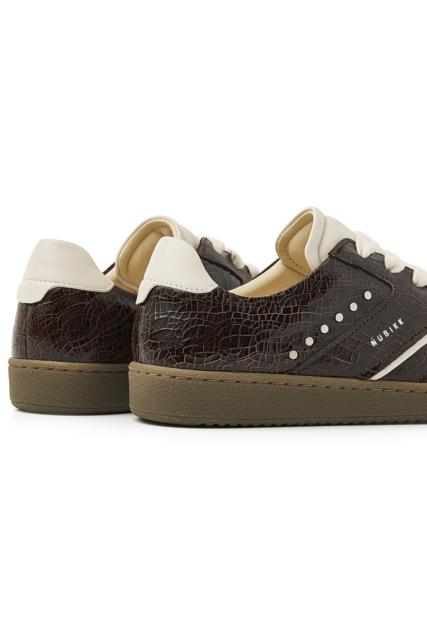 RAY OWEN STUDS DK BROWN CRAQUELE 3