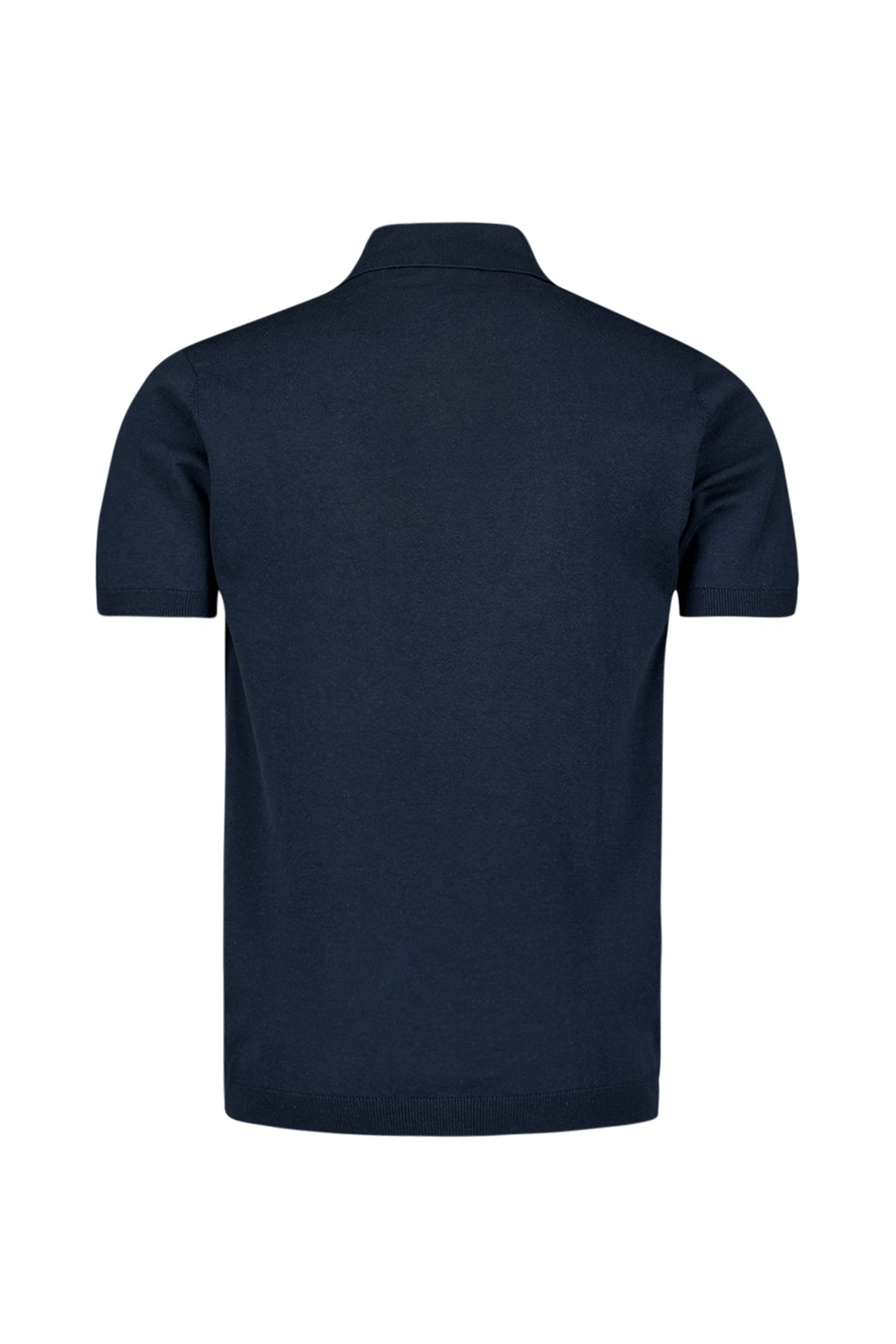 PULLOVER SHORT SLEEVE POLO BUTTON SOLID DEEP BLUE 5