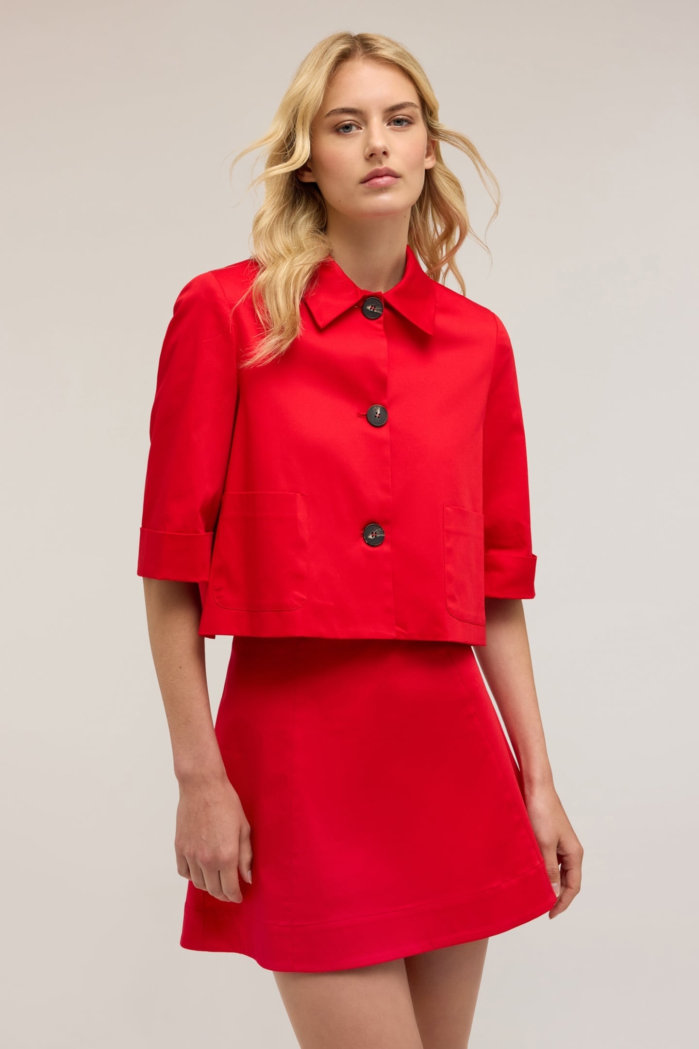 SHORT-SLEEVED JACKET RED 7
