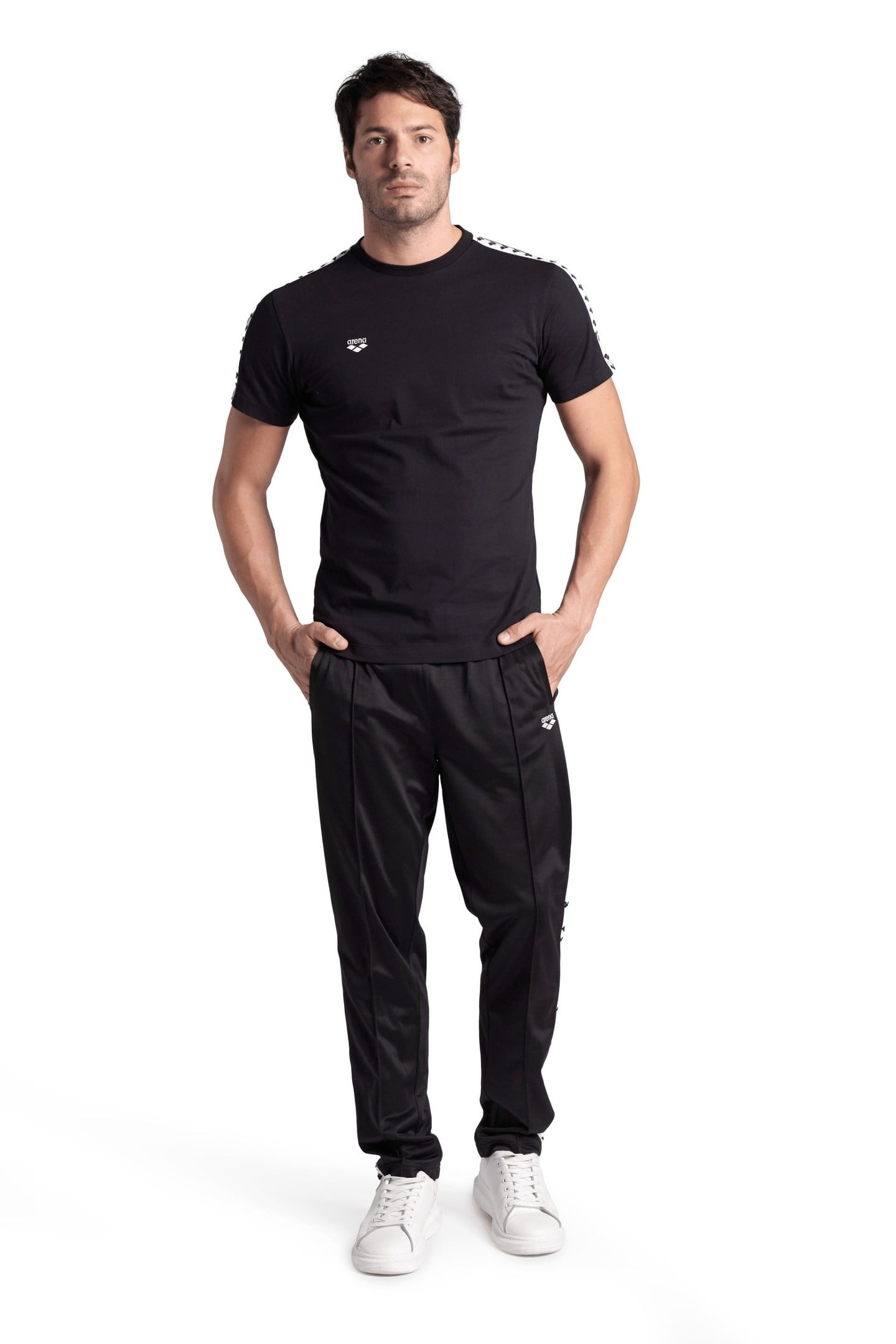 M T-SHIRT TEAM BLACK-WHITE-BLACK 2