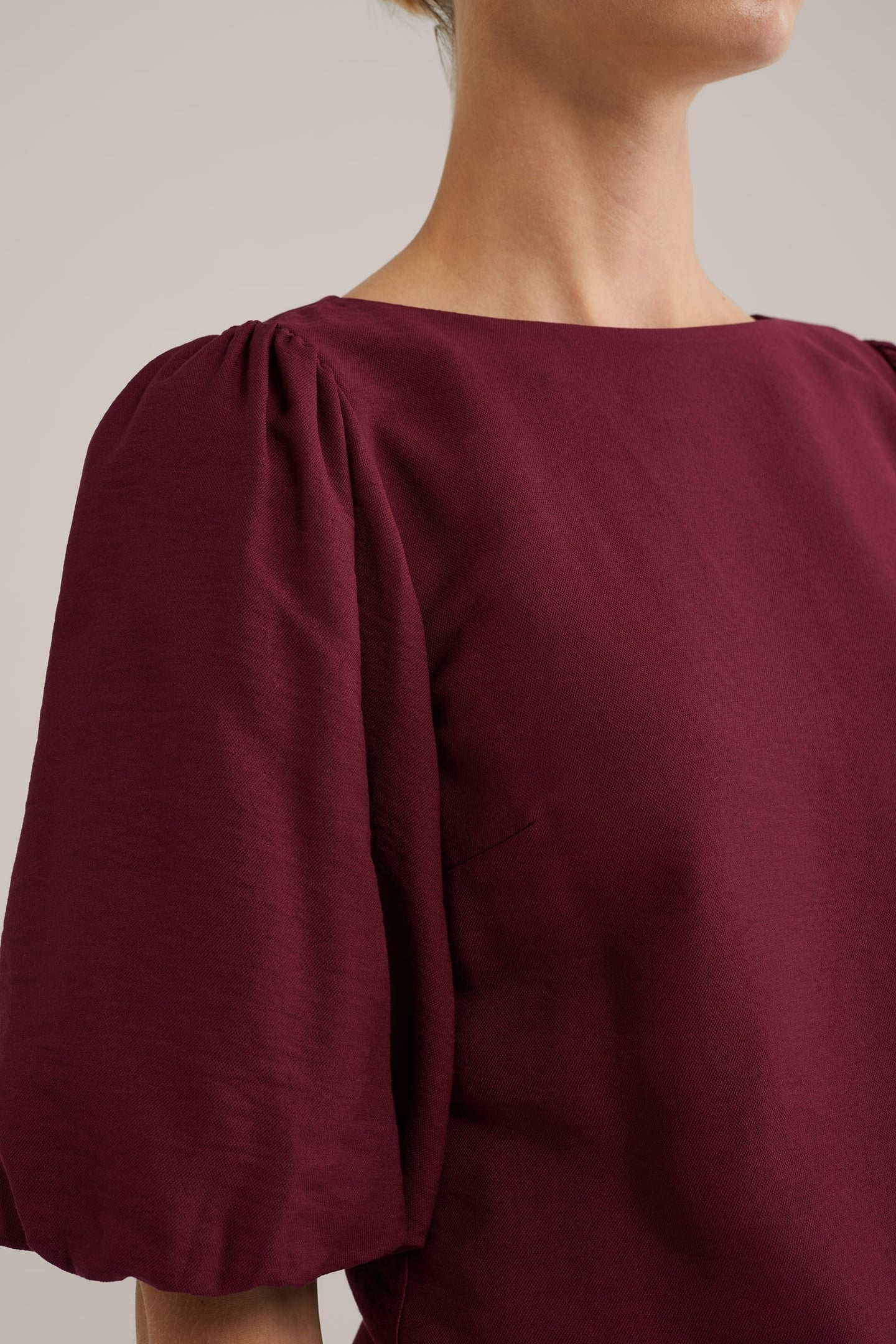 BLOUSE BURGUNDY RED 5