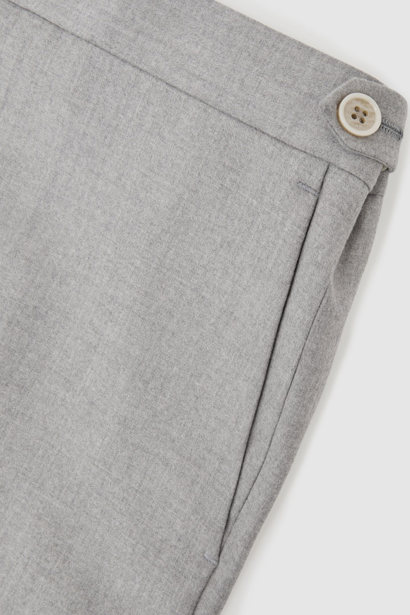 FLANNEL MIXER TROUSER SOFT GREY 6