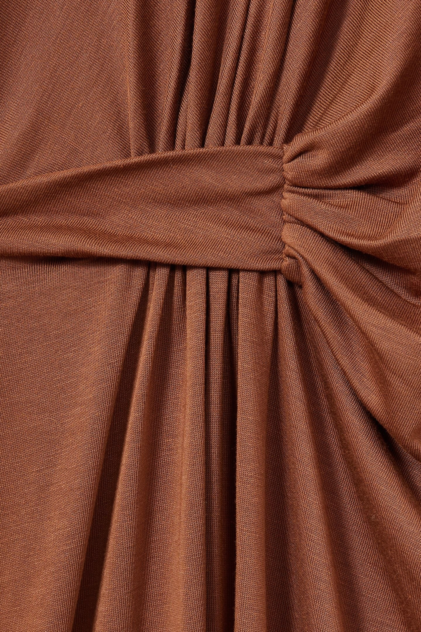 JERSEY MIDI DRESS CAMEL 5