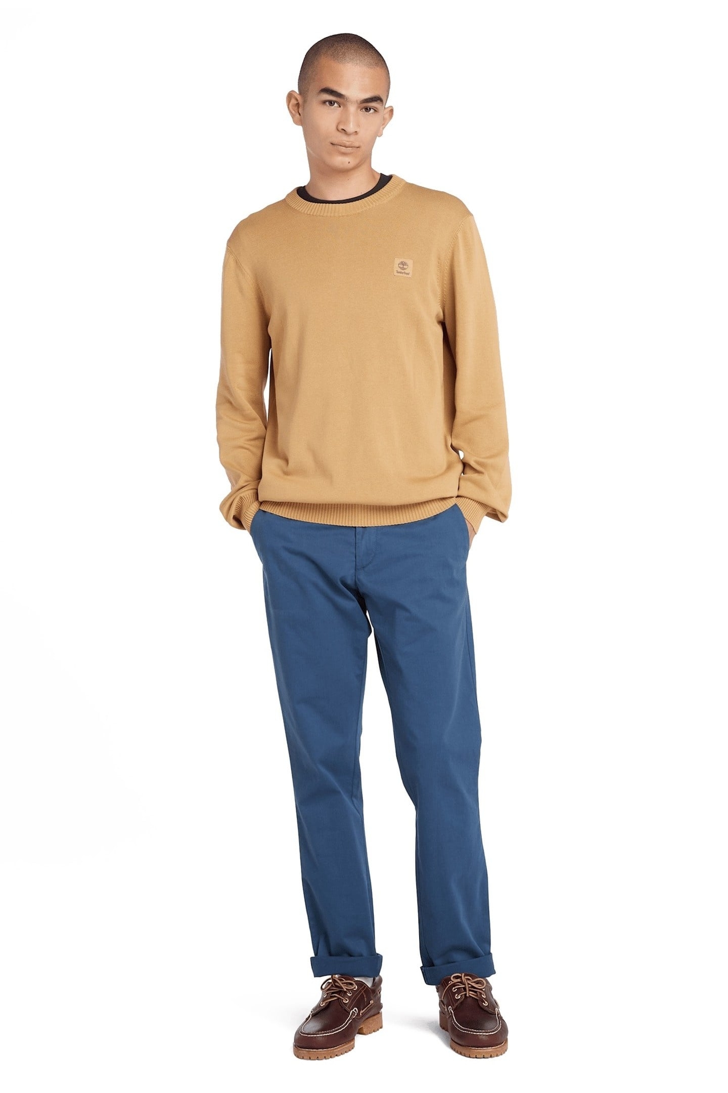 CLAREMONT TWILL CHINO PANT DARK DENIM 1