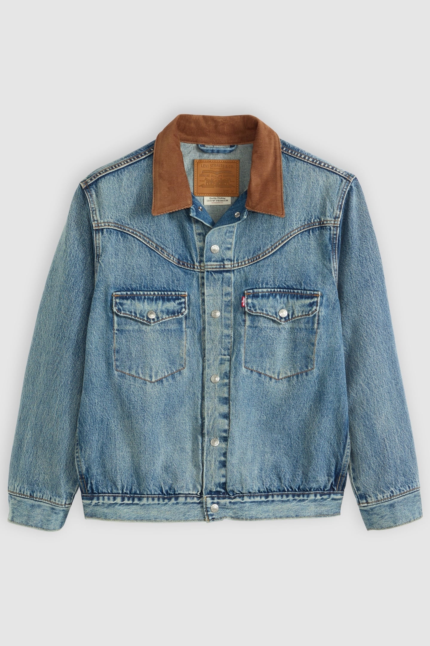 WESTERN SHORTHORN TRUCKER JACKET BLUE 4