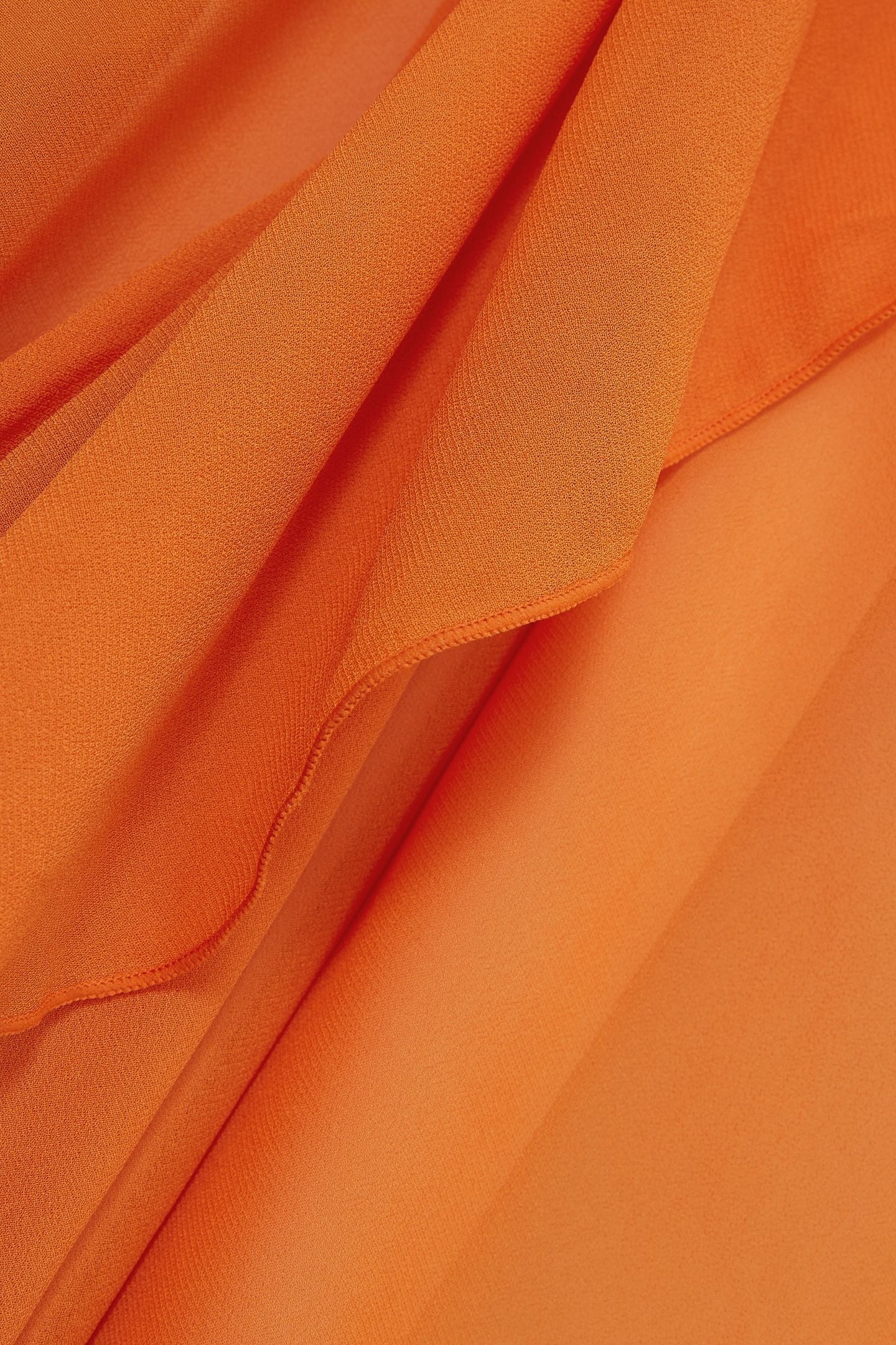 RUFFLE OCCASION DRESS ORANGE 6