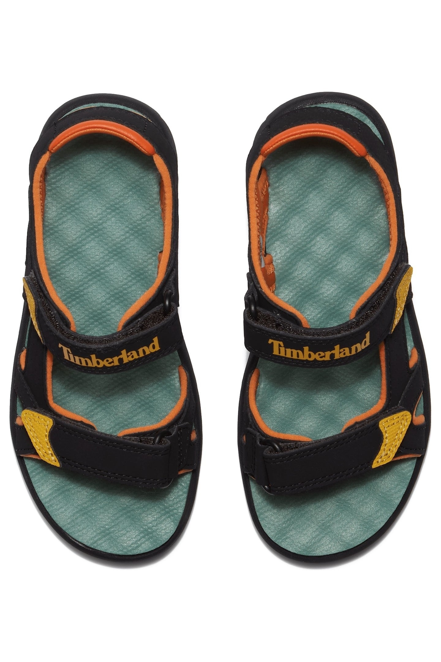 PERKINS ROW BACKSTRAP SANDAL BLACK W MEDIUM YELLOW 3