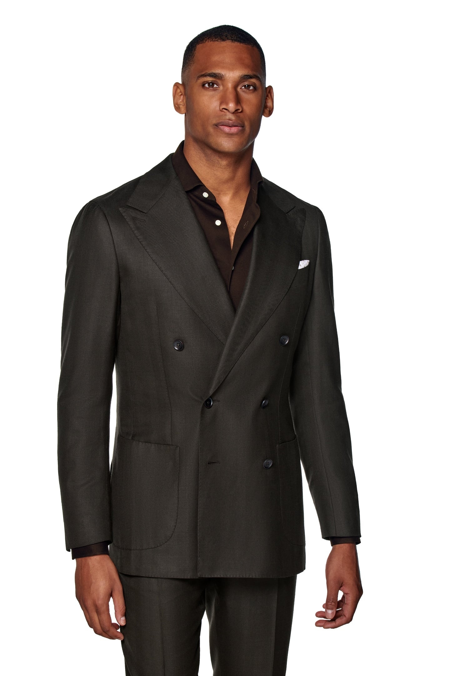 SUIT-D.BROWN-HERRINGBONE DARK BROWN 3