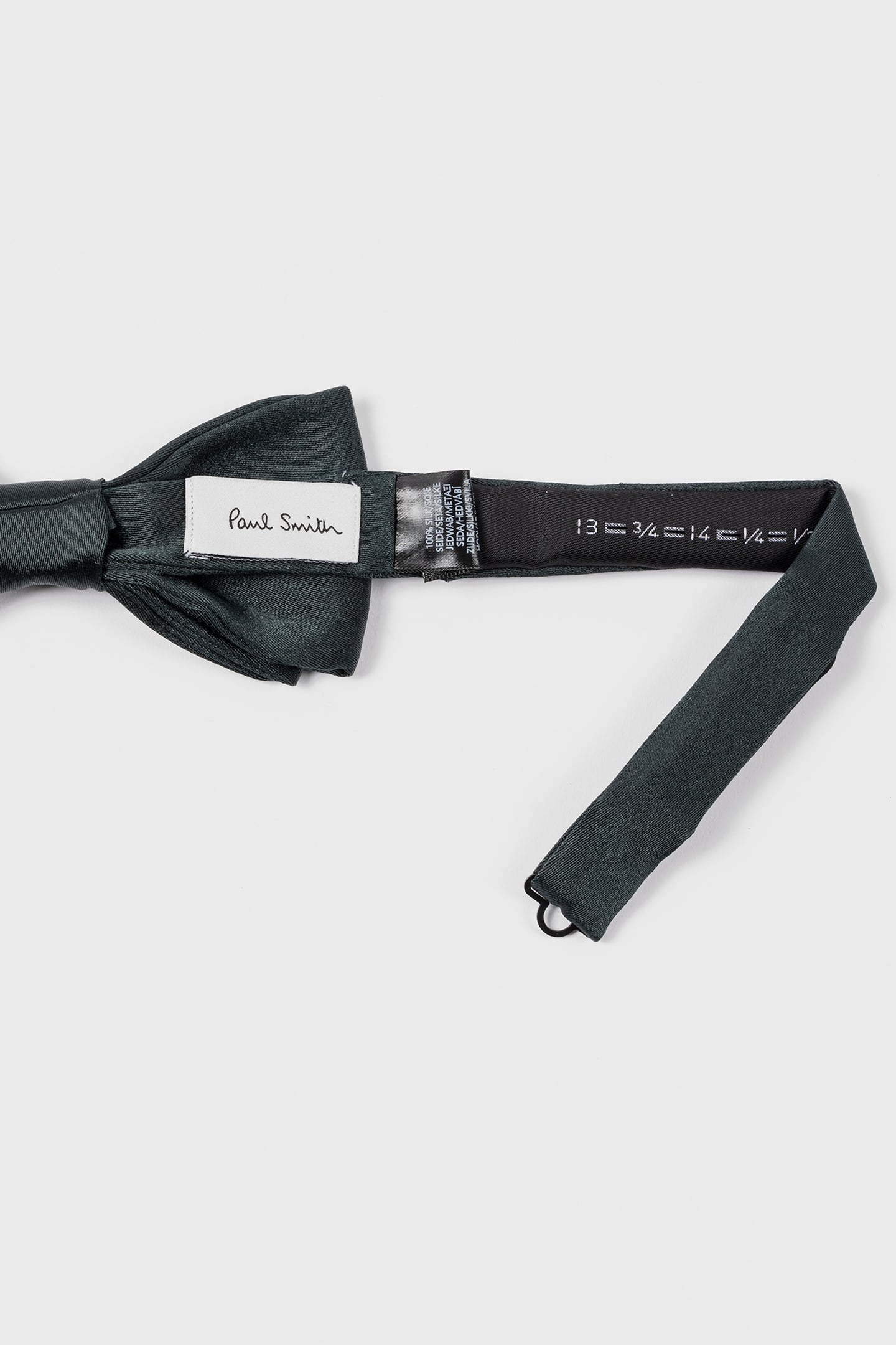 BOWTIE PLAIN SILK VERY DARK GREEN 2