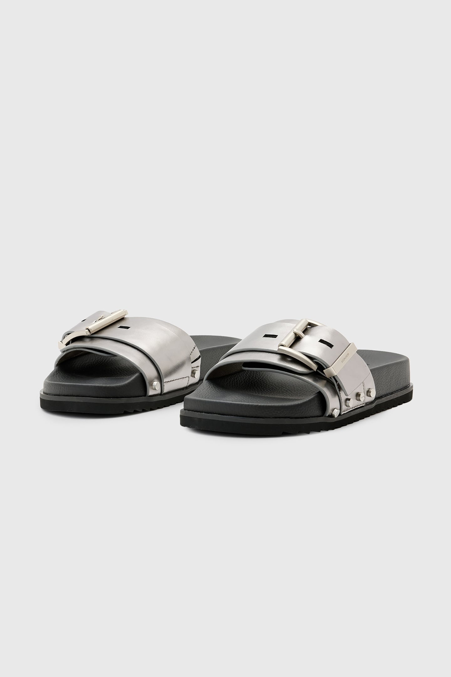 ELLIE STUD SLIDER GUNMETAL GREY 3