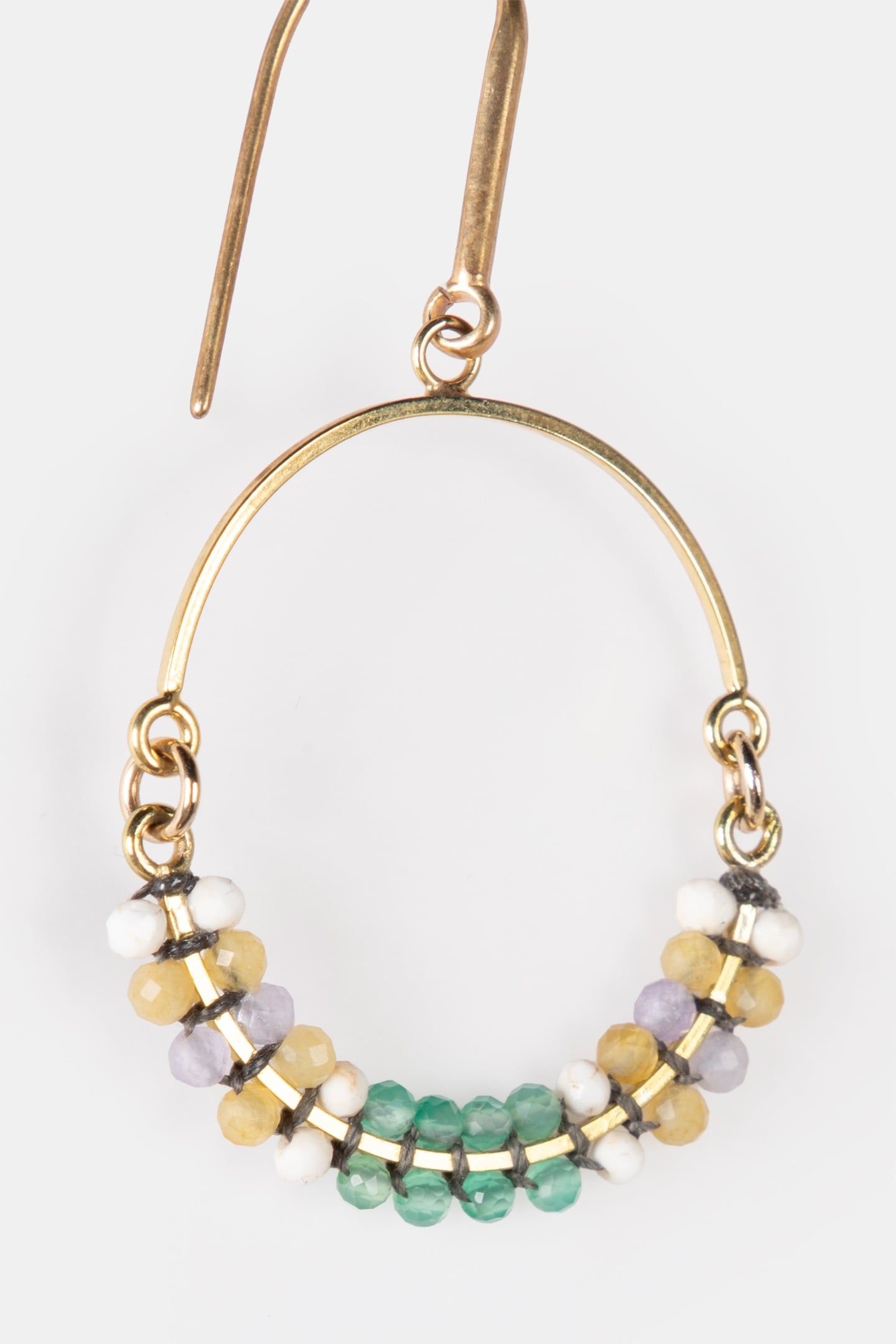 EARRINGS BIJOUX GREEN 3