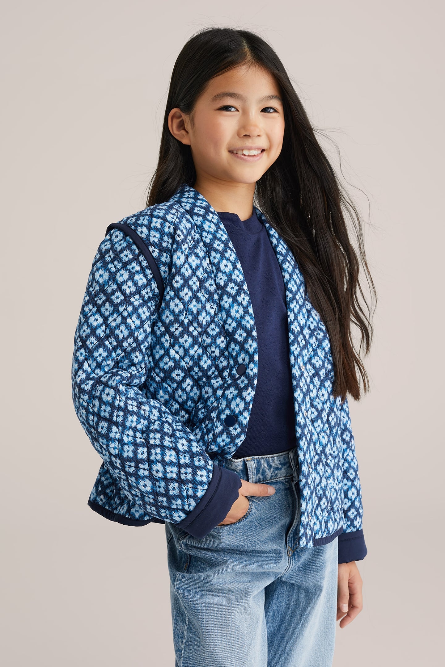 JACKET NORMAL LENGTH BLUE 5