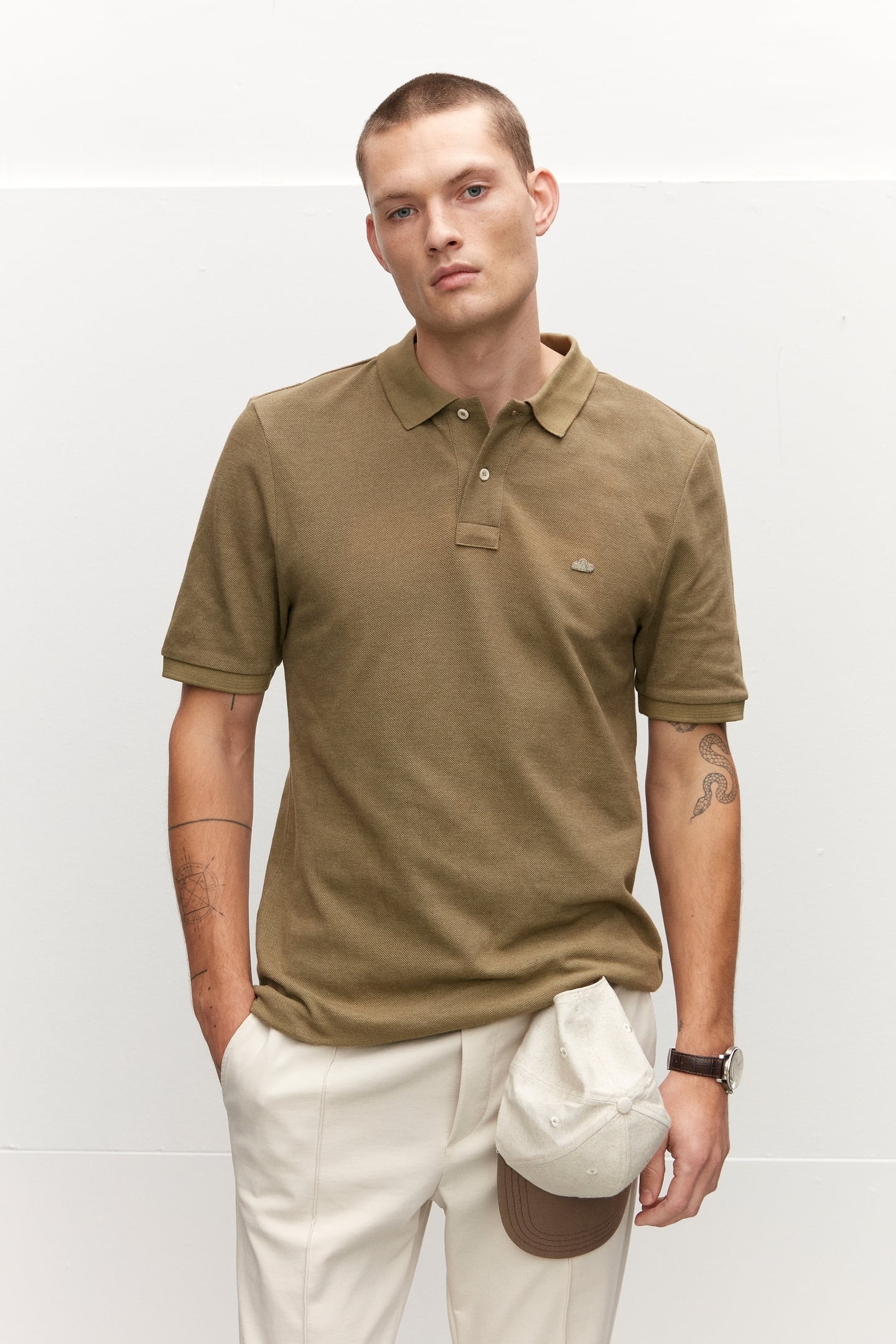 PAUL POLOS DARK BEIGE 3