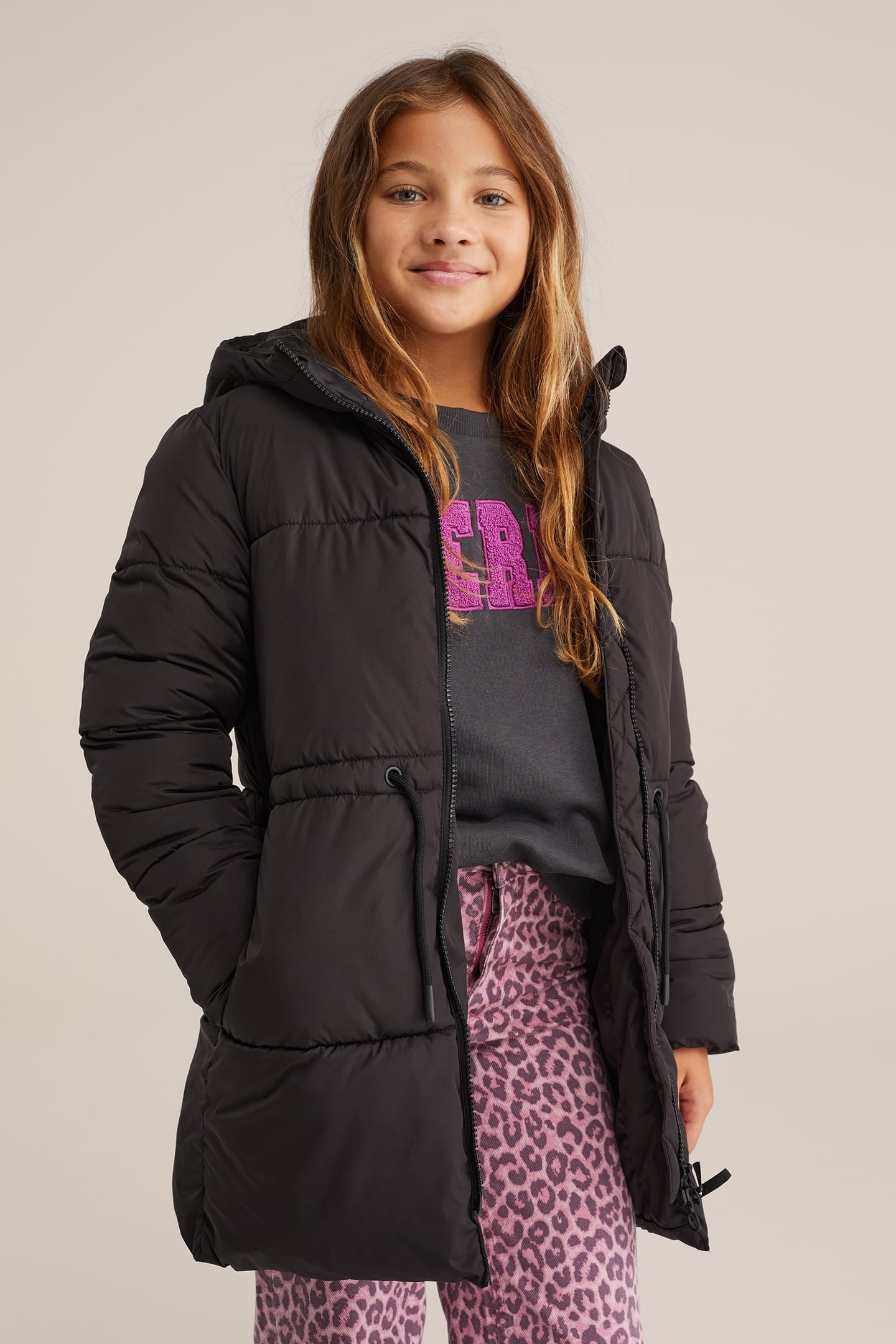 JACKET LONG LENGTH BLACK 1