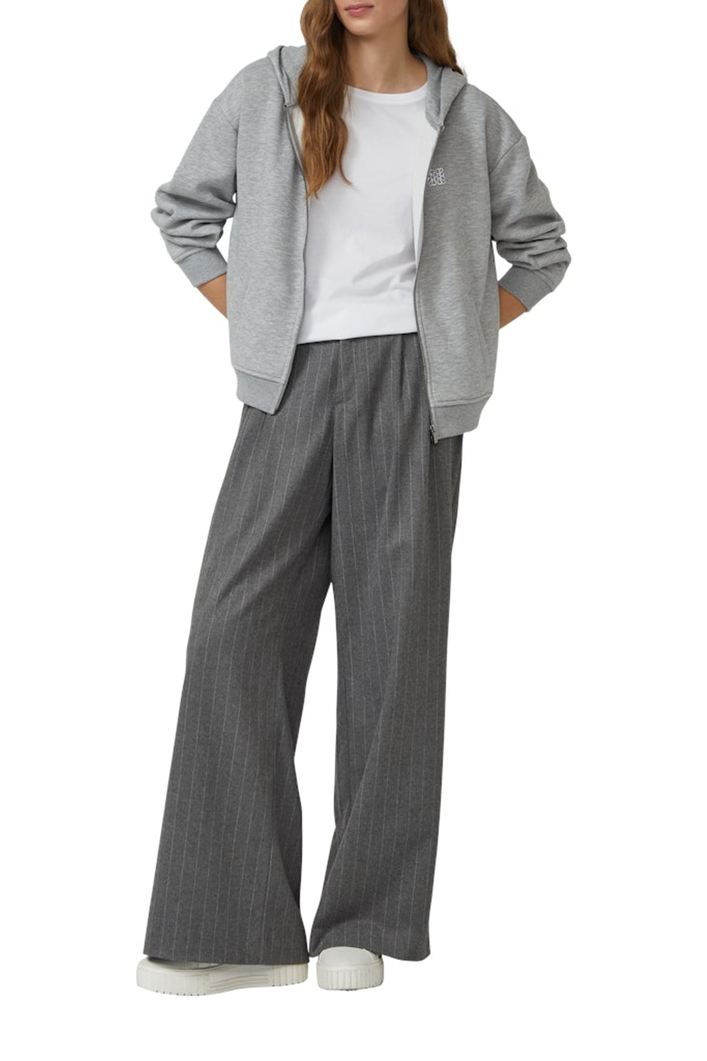 S.OLIVER SWEATERS GREY/BLACK 2