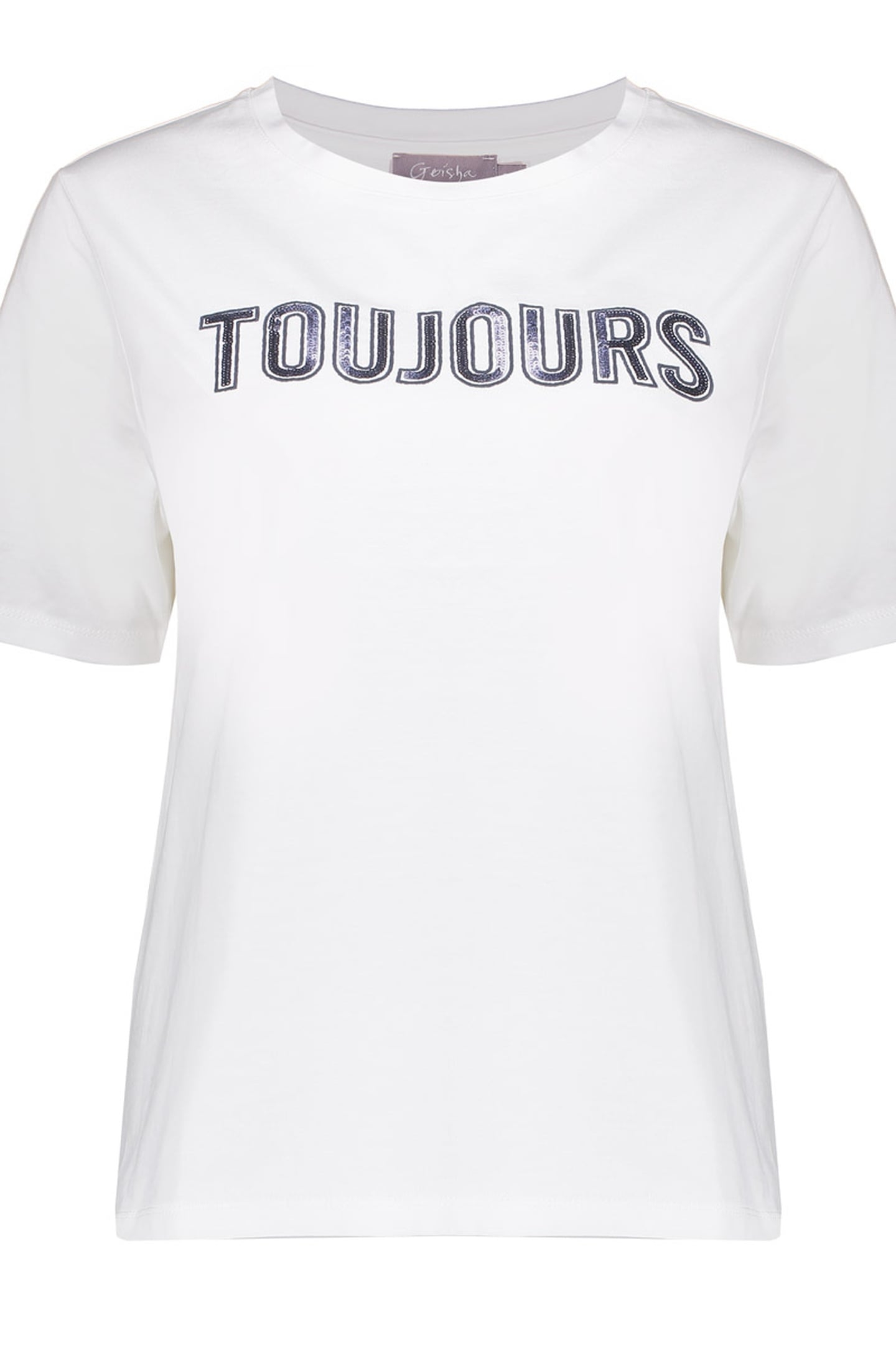 T-SHIRT TOUJOURS OFF-WHITE/BLUE 1