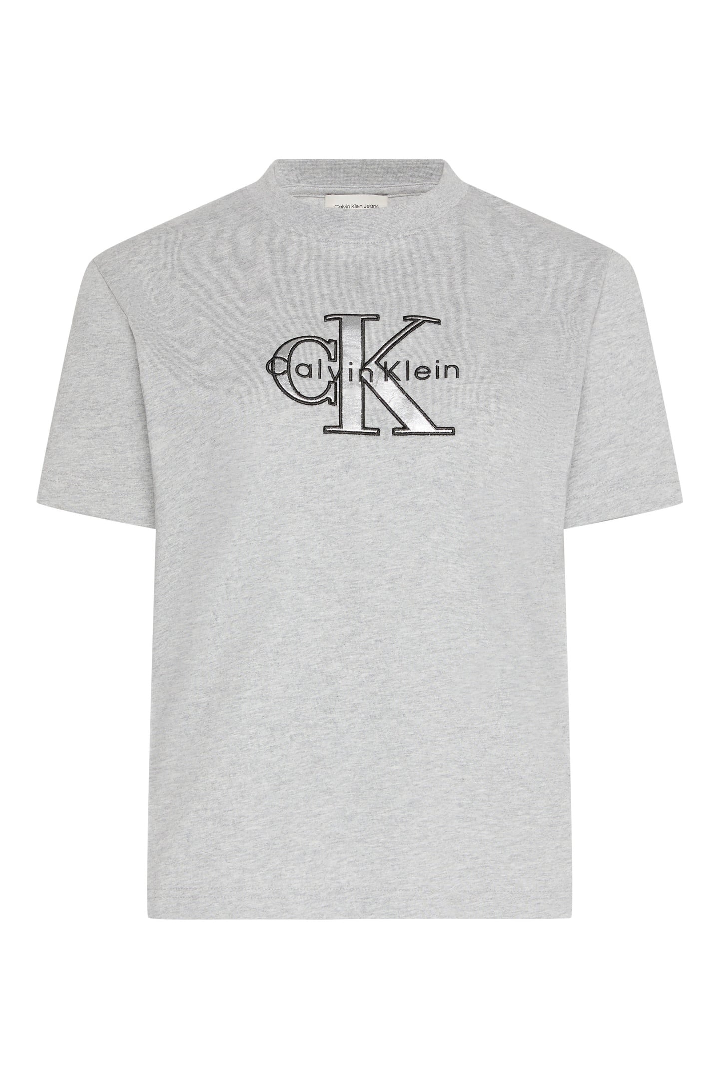 SS CLASSIC MONOLOGO TEE BC06 GREY HEATHER 5