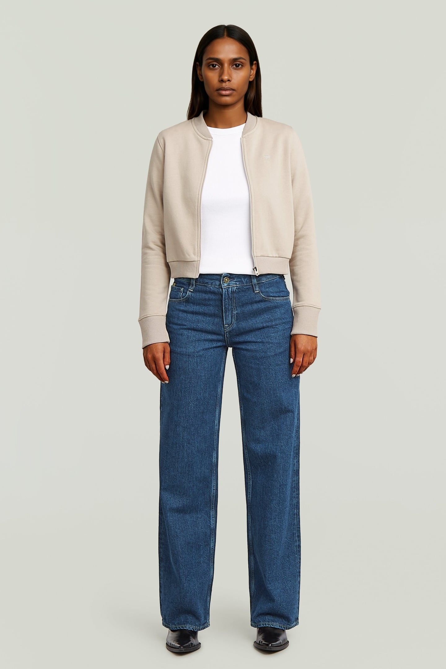 JUDEE LOOSE JEANS WORN IN BLUE POOL 1