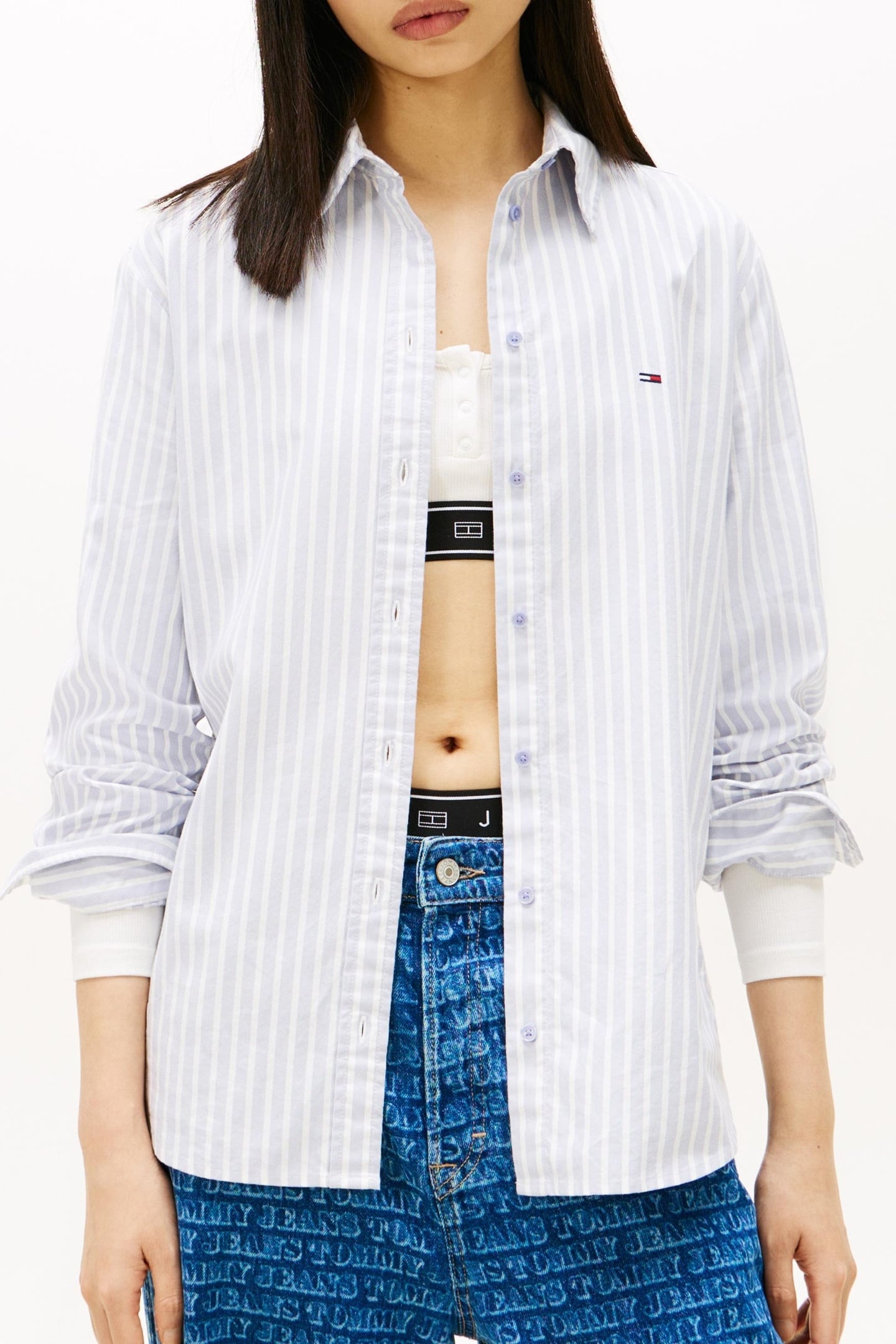 REGULAR OXFORD SHIRT PERIWINKLE DUSK/STRIPE 2