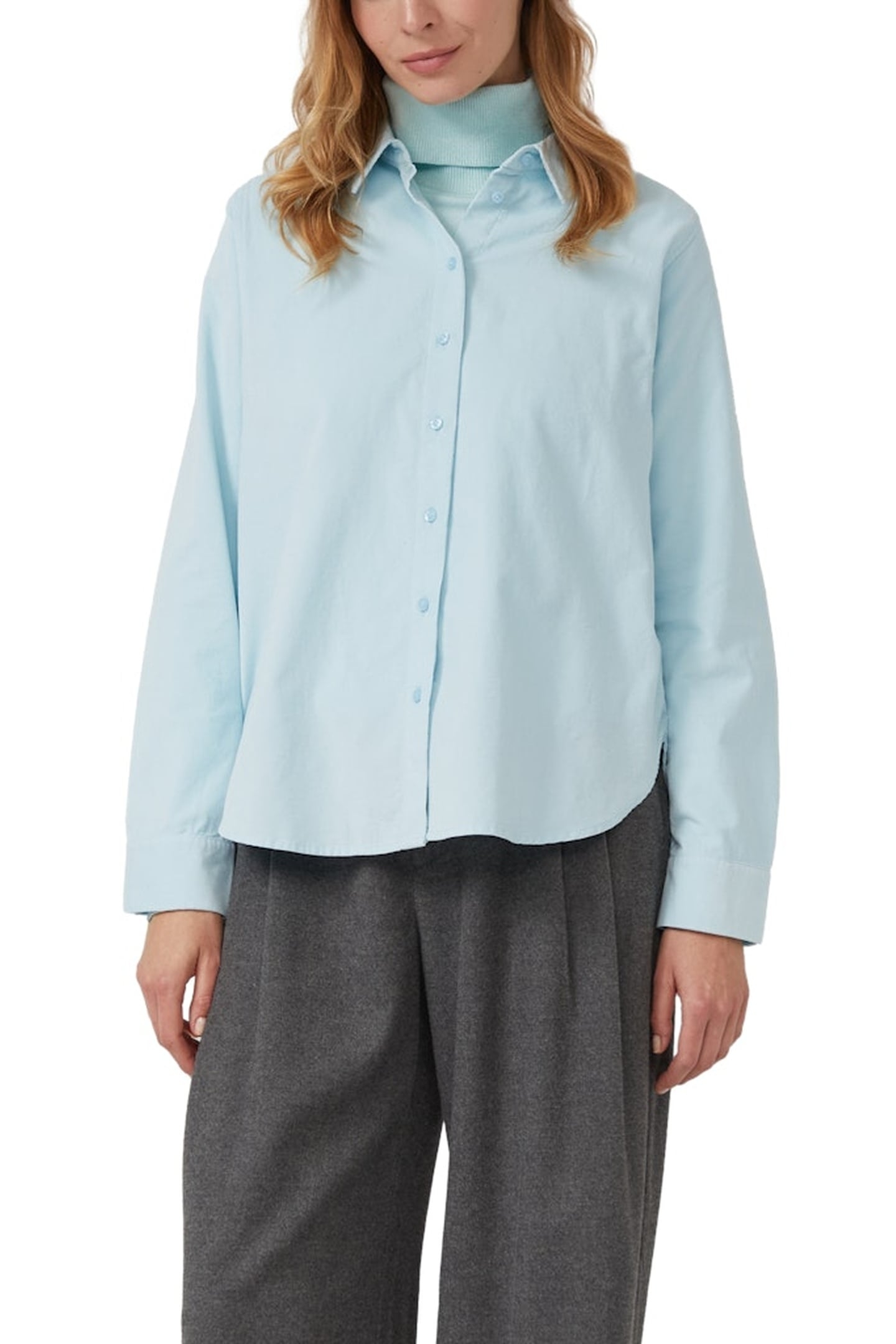 S.OLIVER BLOUSES BLUE-LIGHT 1