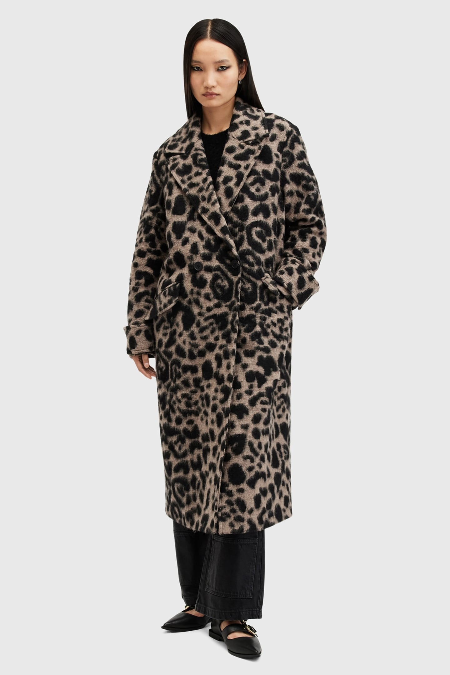 MABEL LEPPO COAT LEOPARD BROWN 1