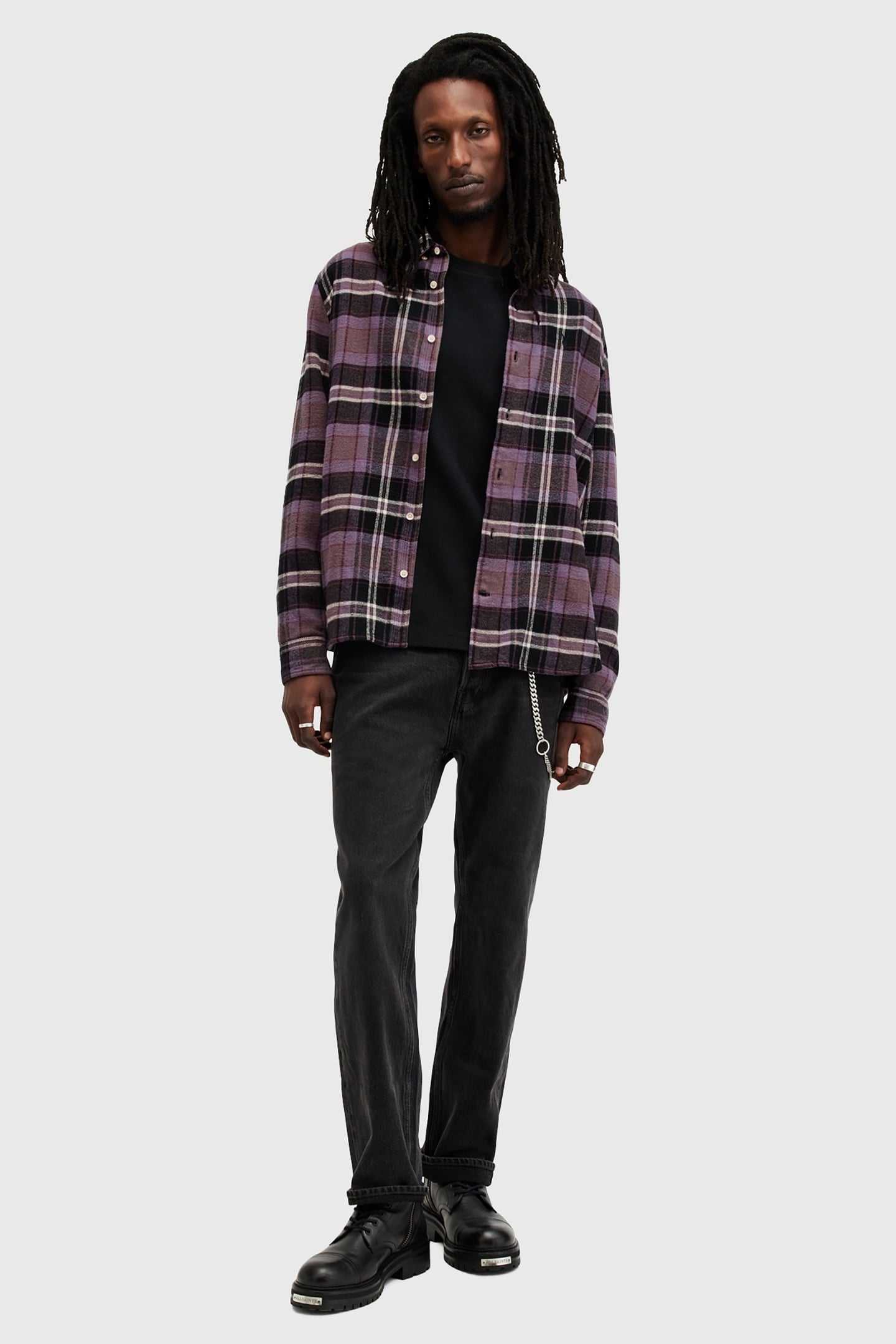 BUZZARD LS SHIRT COSMIC PURPLE 1