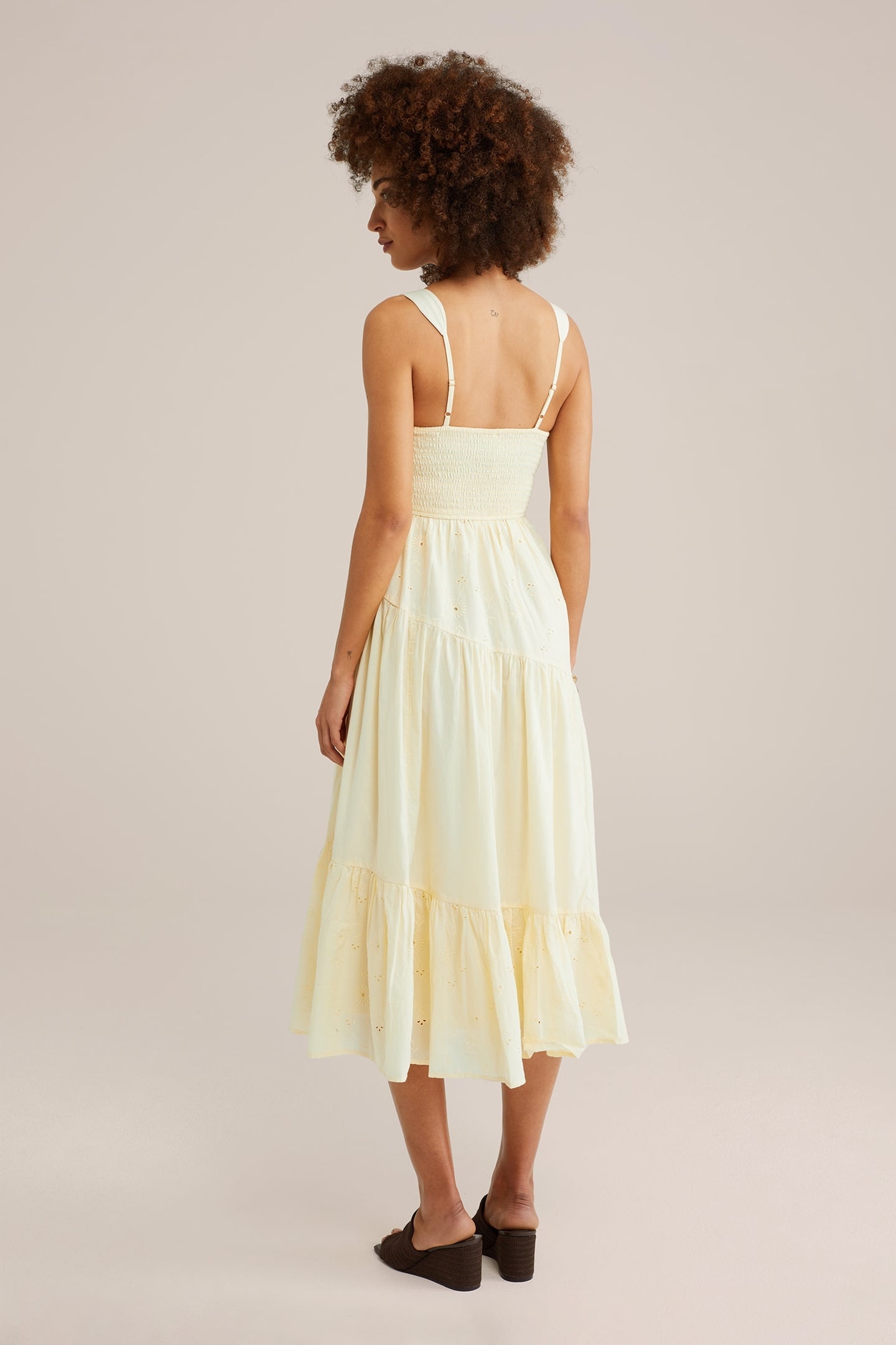 DRESS MAXI LENGTH LIGHT YELLOW 2