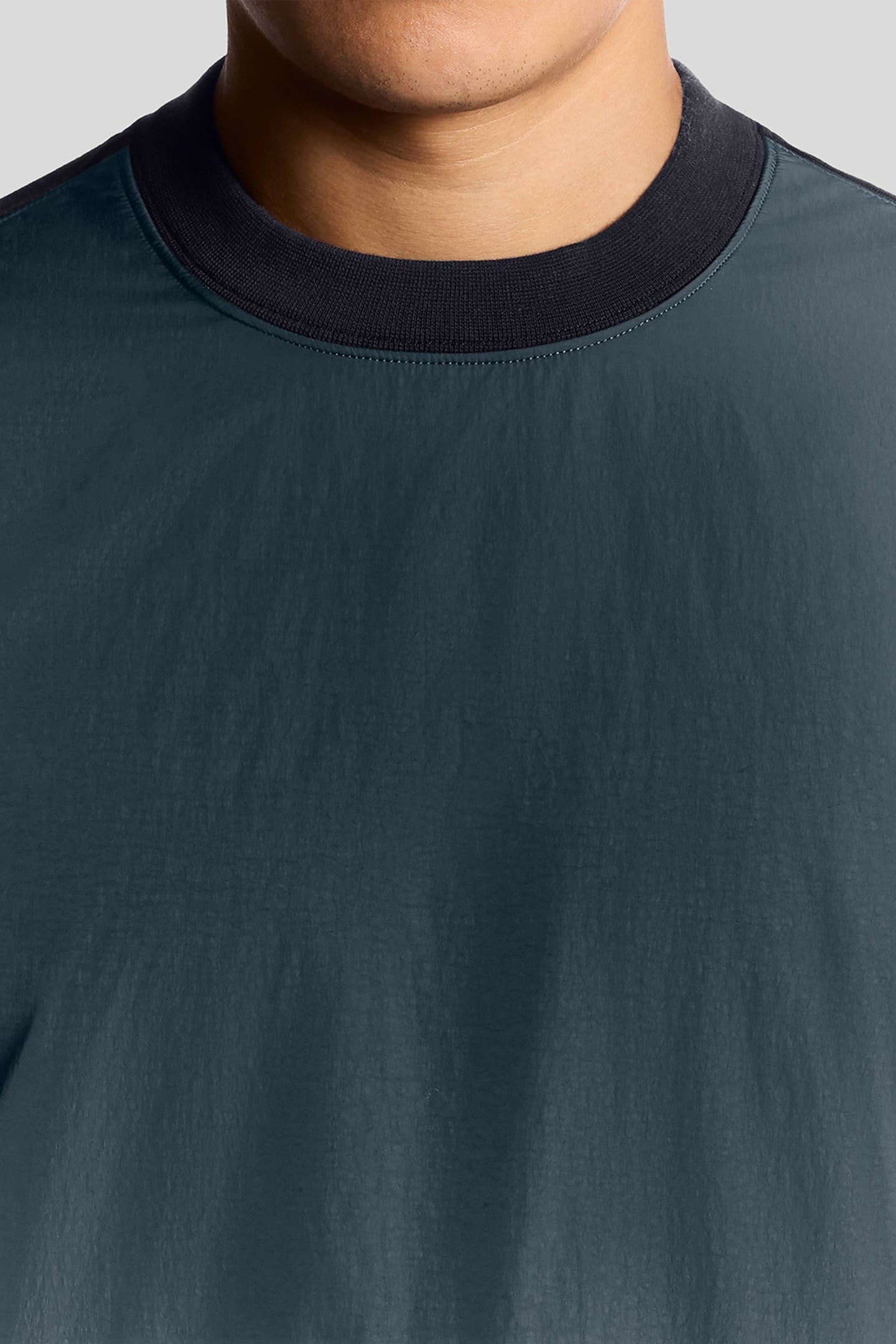 HALF RAGLAN HYBRID SWEATSHIRT DARK NAVY 5