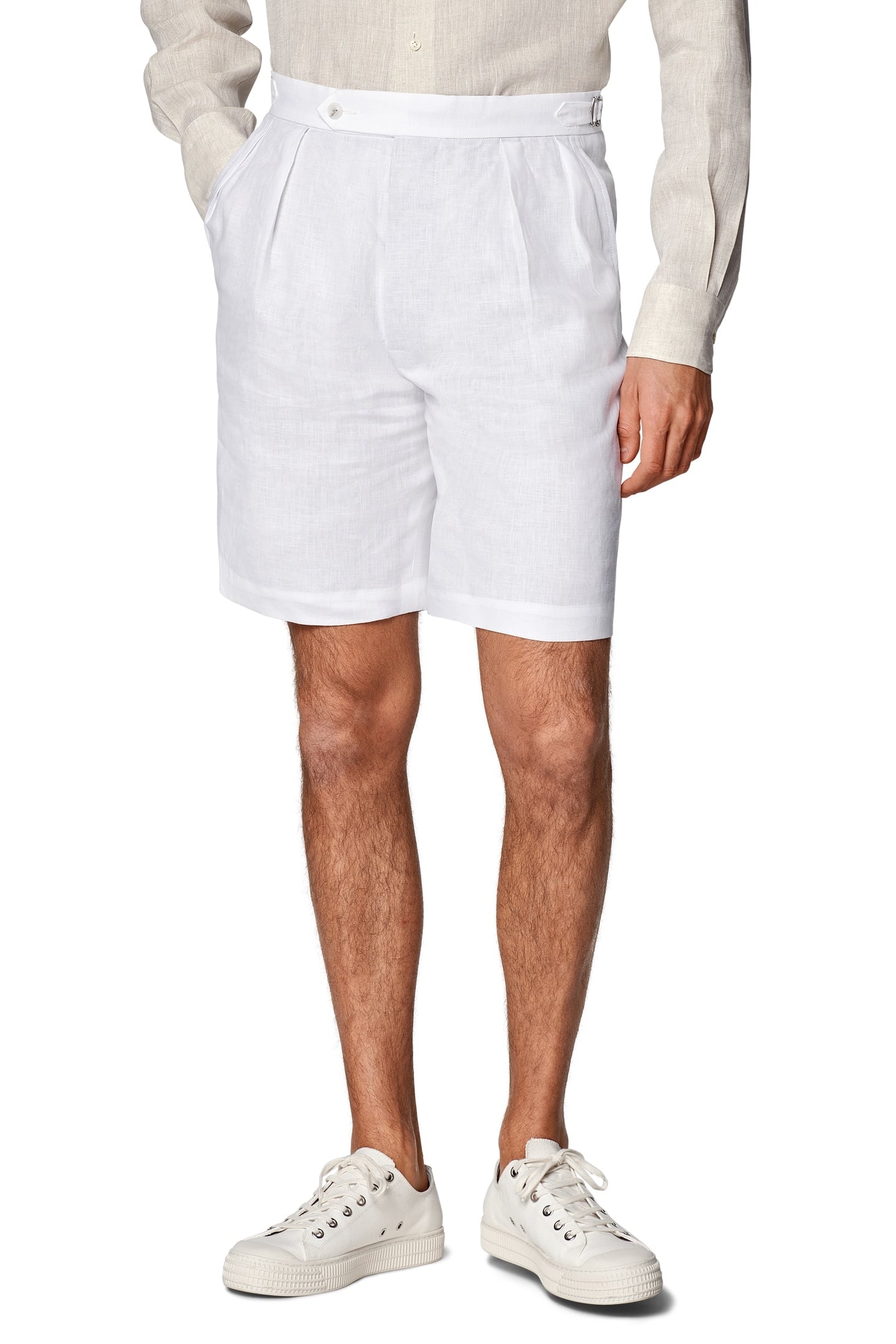 MIRA SHORTS WHITE WHITE 1