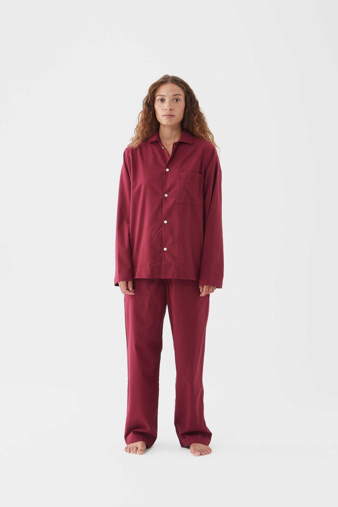 UNISEX FLANNEL, PYJAMAS SHIRT BEYOND RED 7