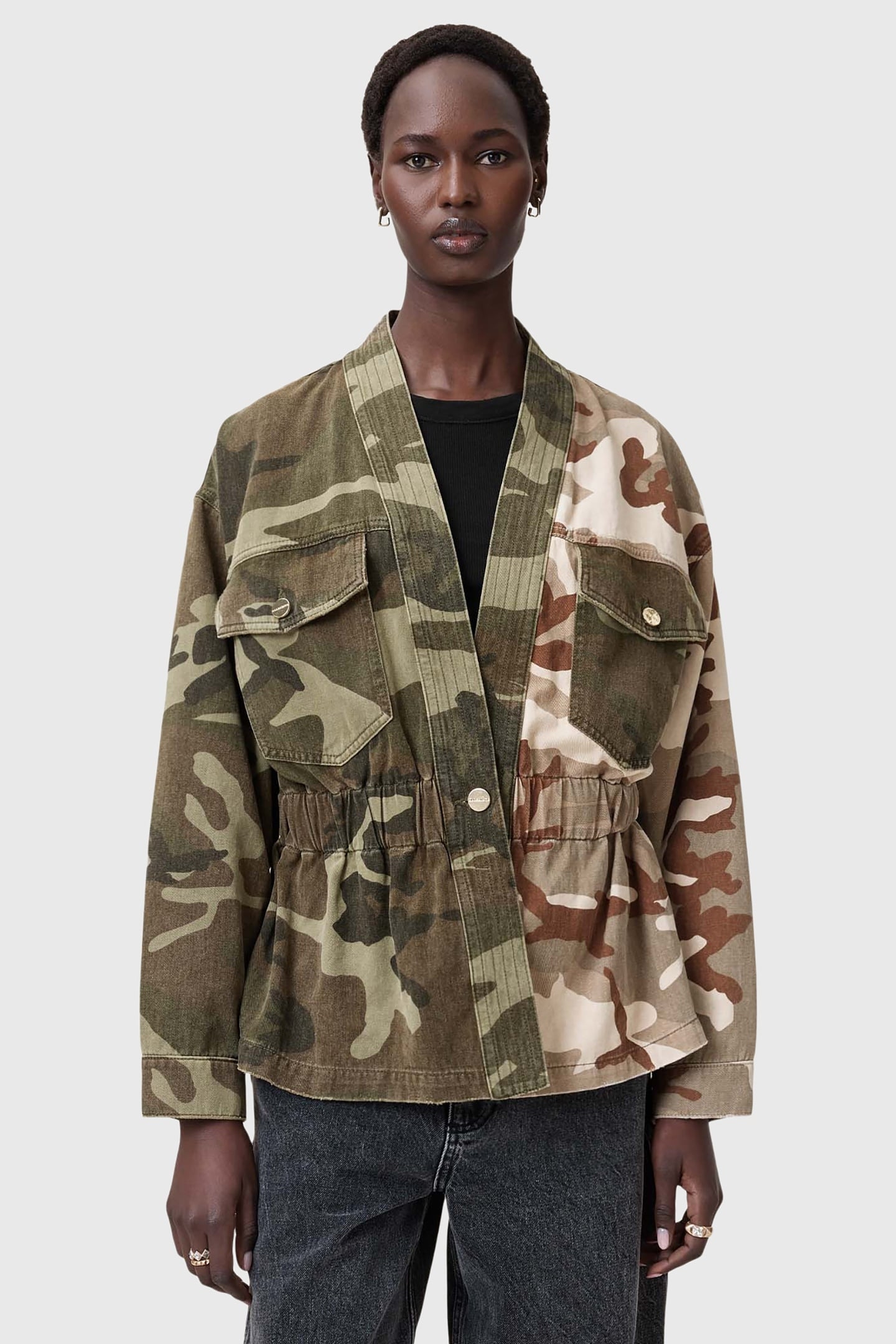 AMELIA CAMO JACKET CAMO GREEN 1