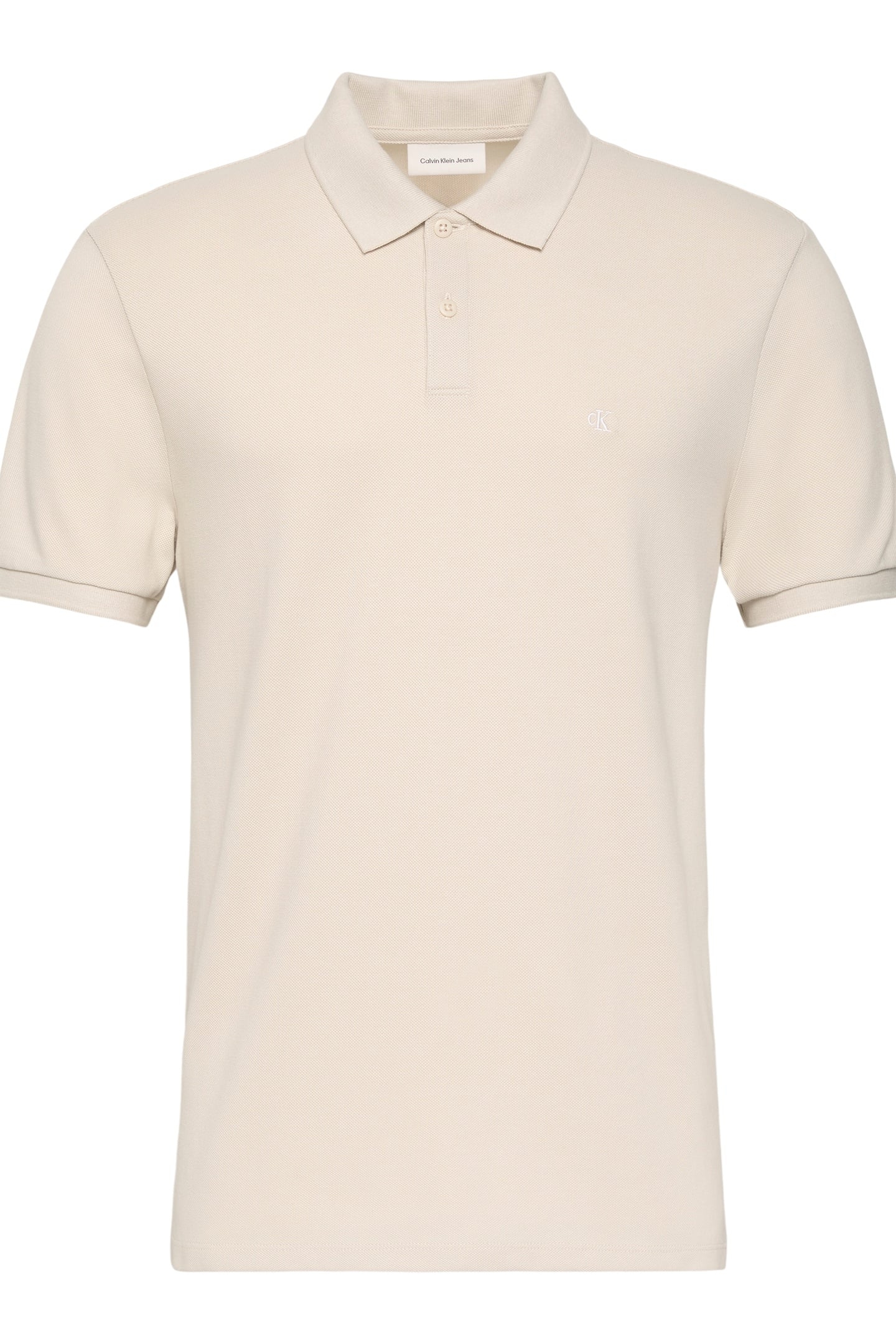 SS MONOGRAM PIQUE POLO OATMEAL 5