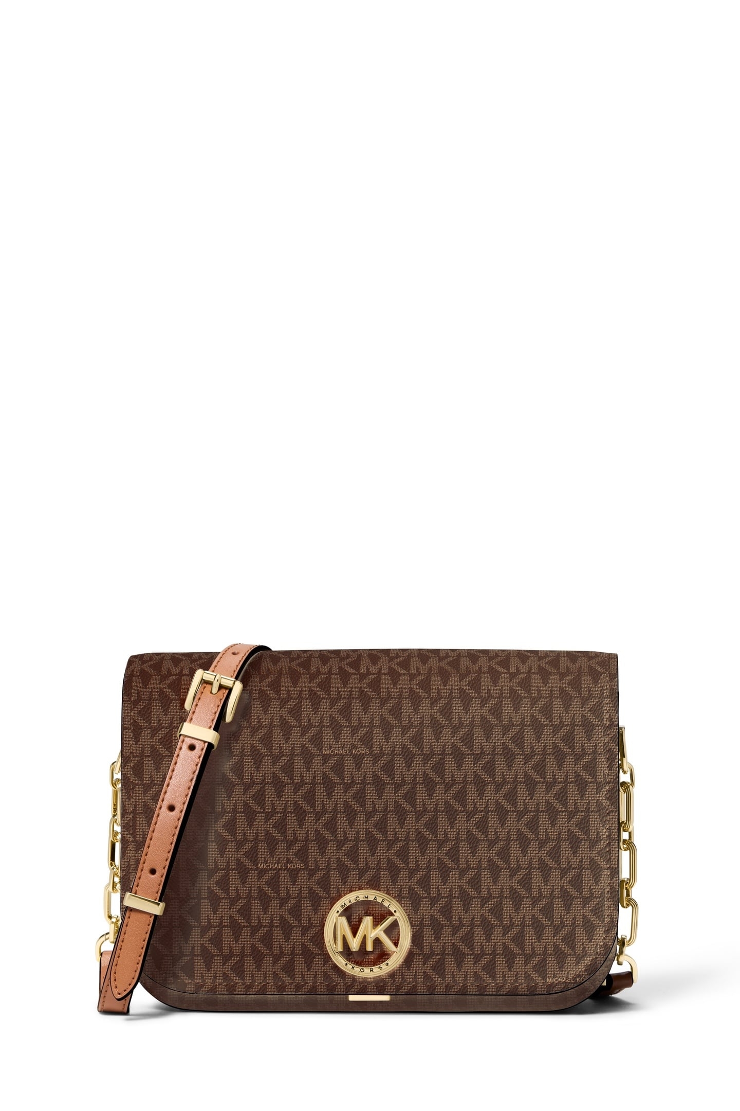 MEDIUM CHAIN MESSENGER BROWN/ACORN 3