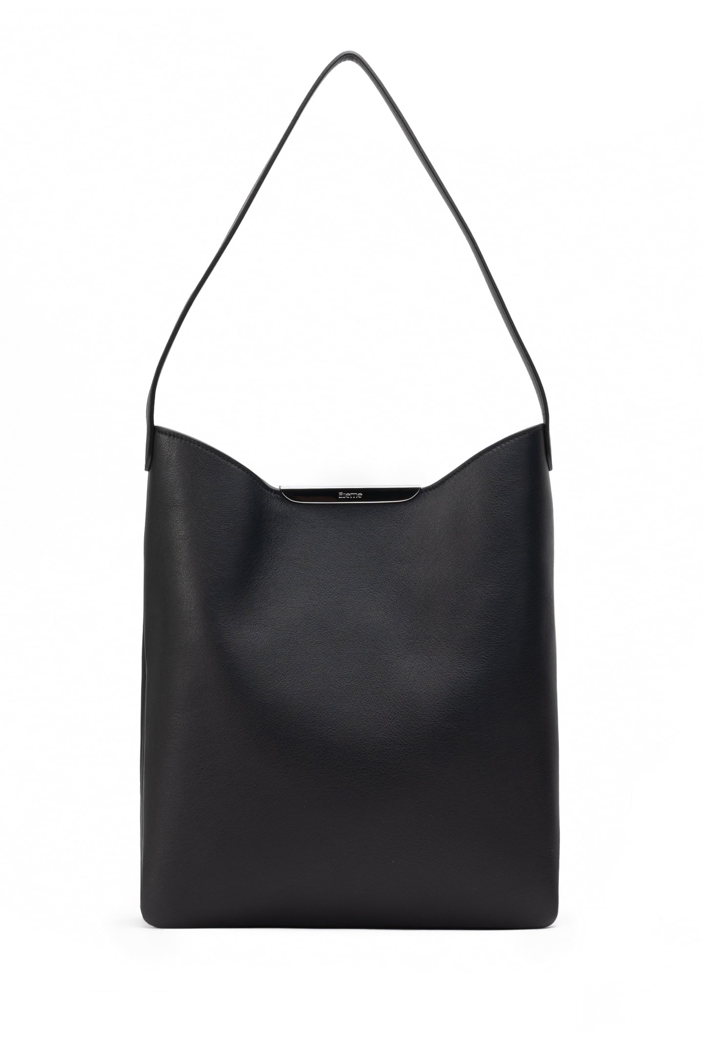 GEMINI PEBBLED LEATHER BLACK-SILVER 1