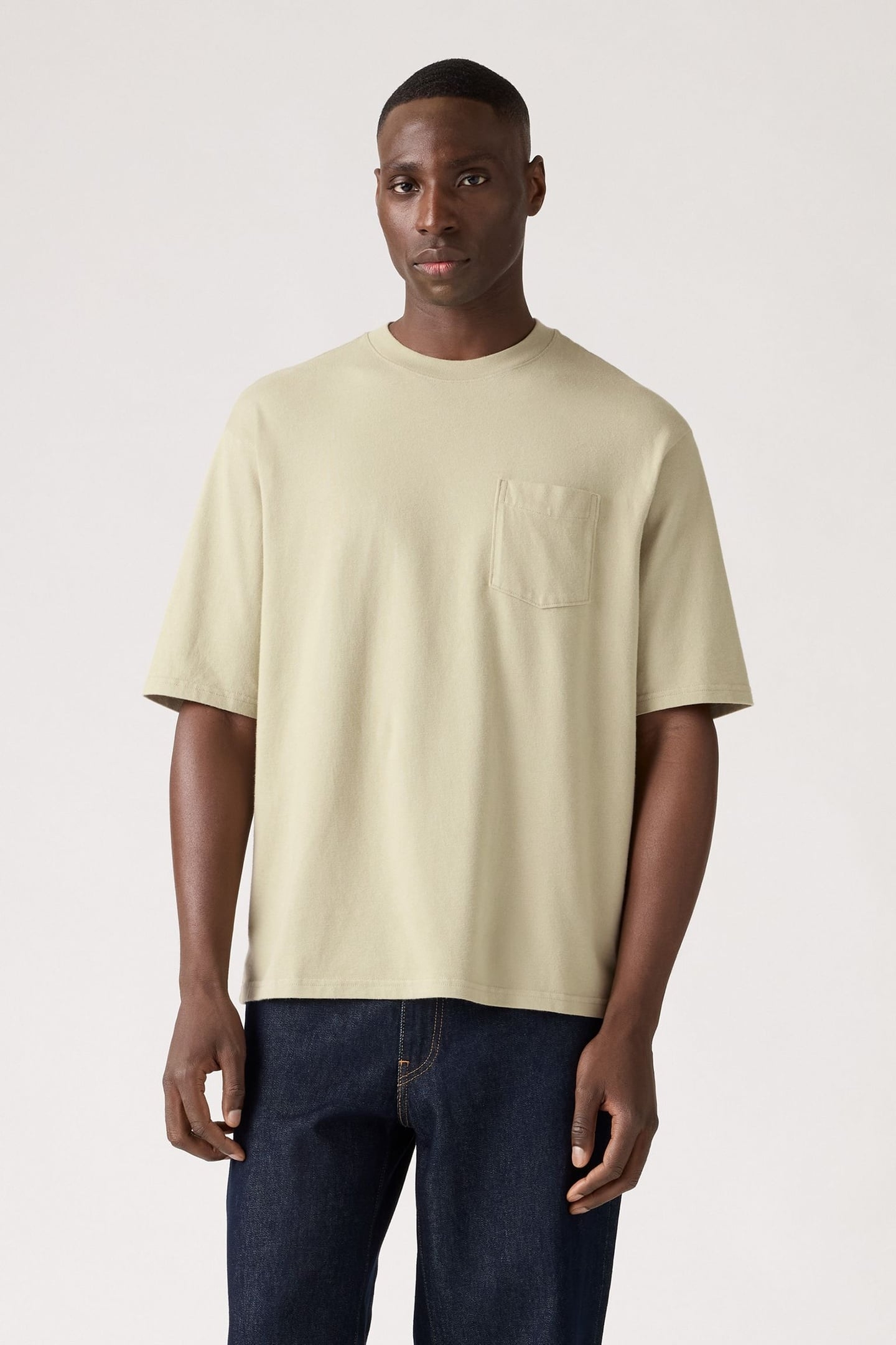 HALF SLEEVE TEE MOSS GRAY 2