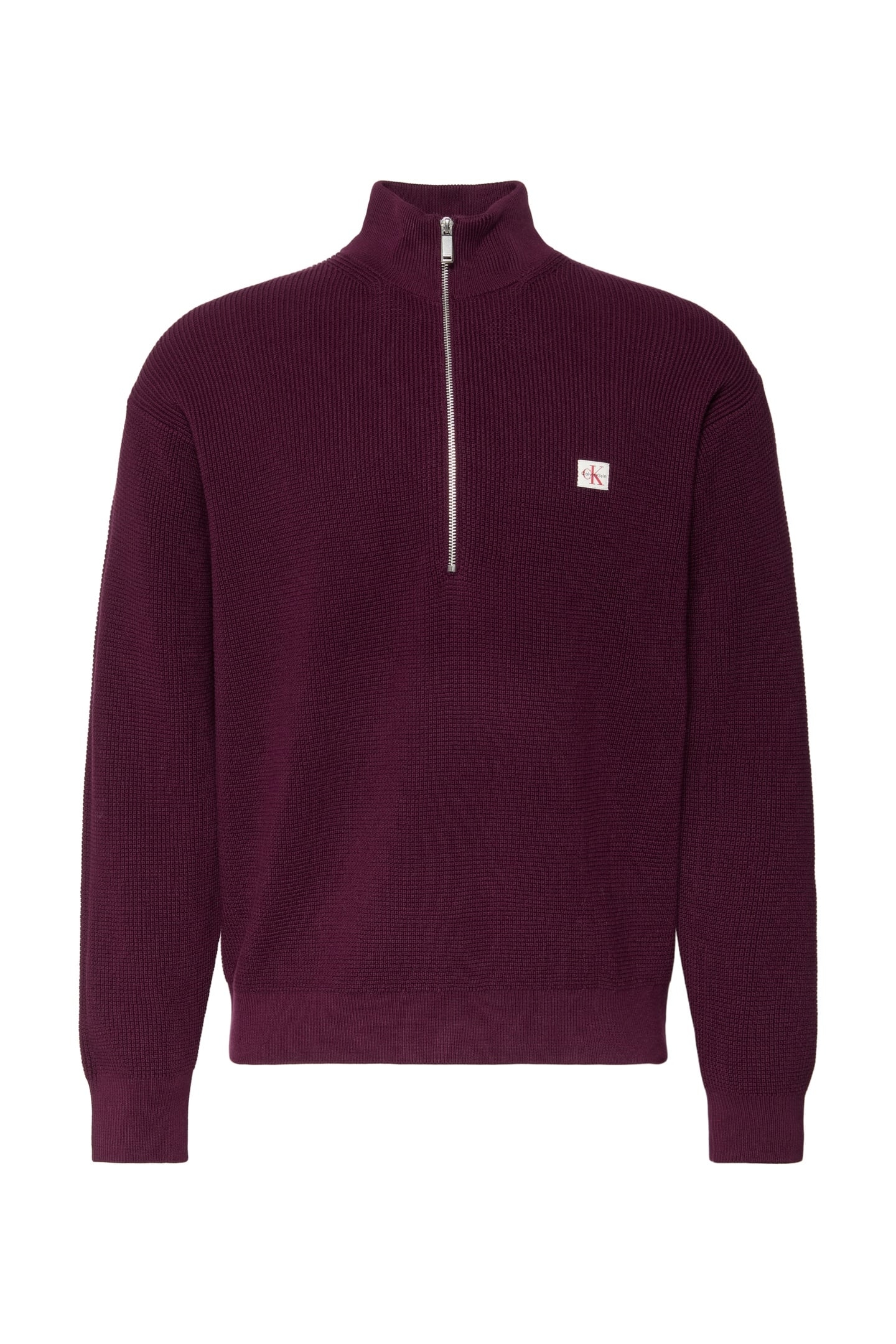 LS EZ COTTON WAFFLE SWEATER PASSION PLUM 4