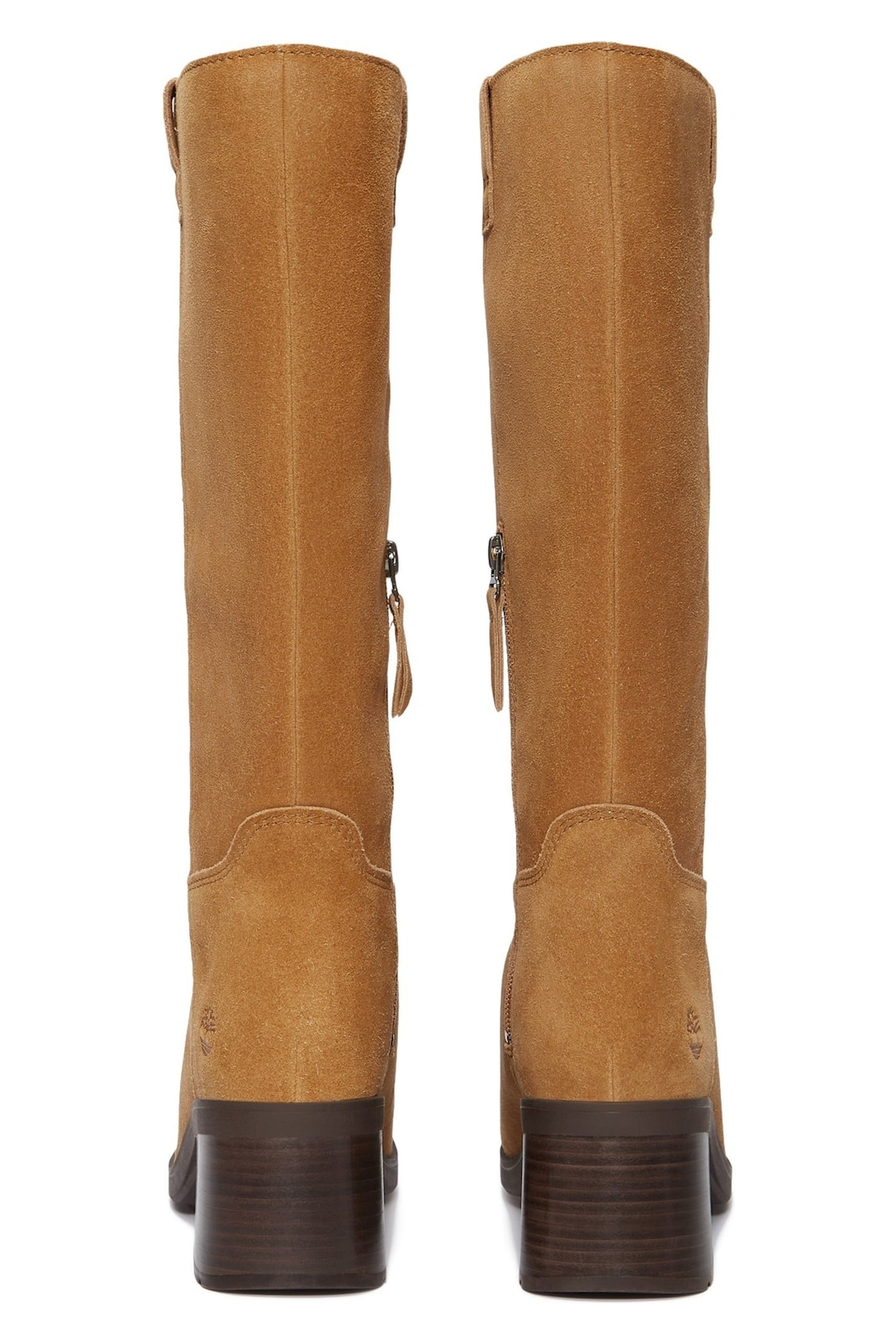 BELLEVAUX TALL ZIP UP BOOT MEDIUM BROWN SUEDE 4