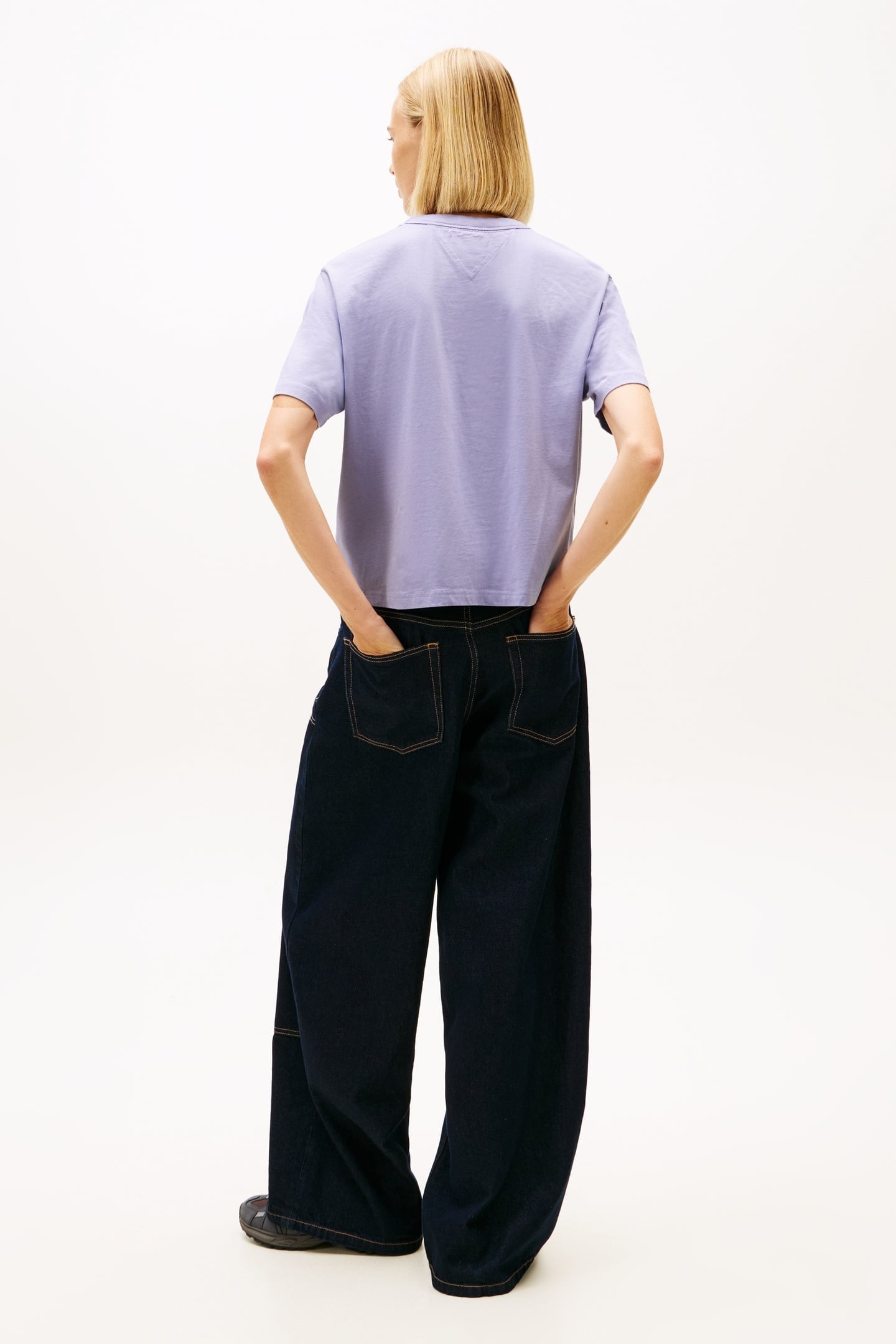 BOXY BADGE TEE PERIWINKLE DUSK 4