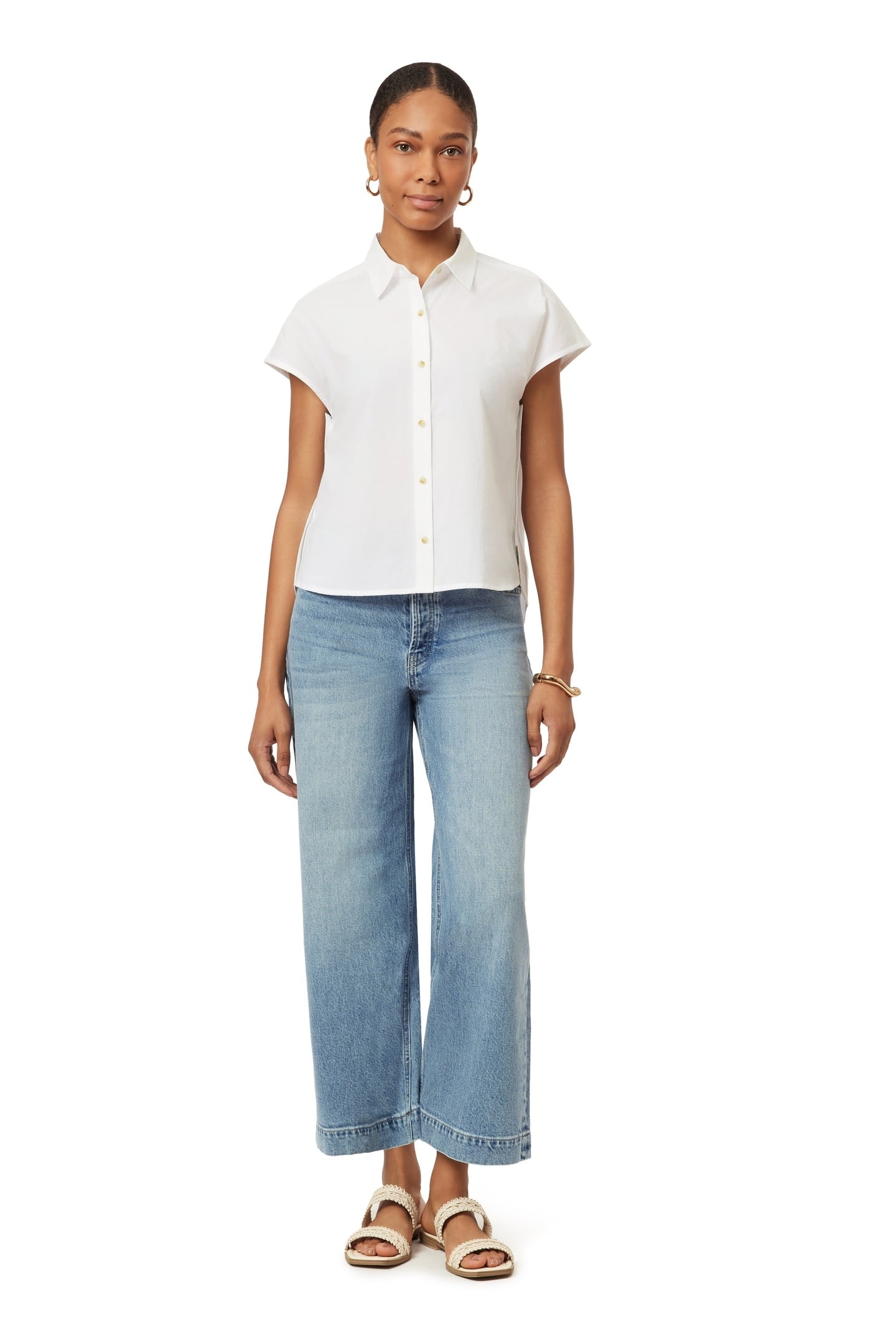 DOLMAN SLEEVE SHIRT BRILLIANT WHITE 2